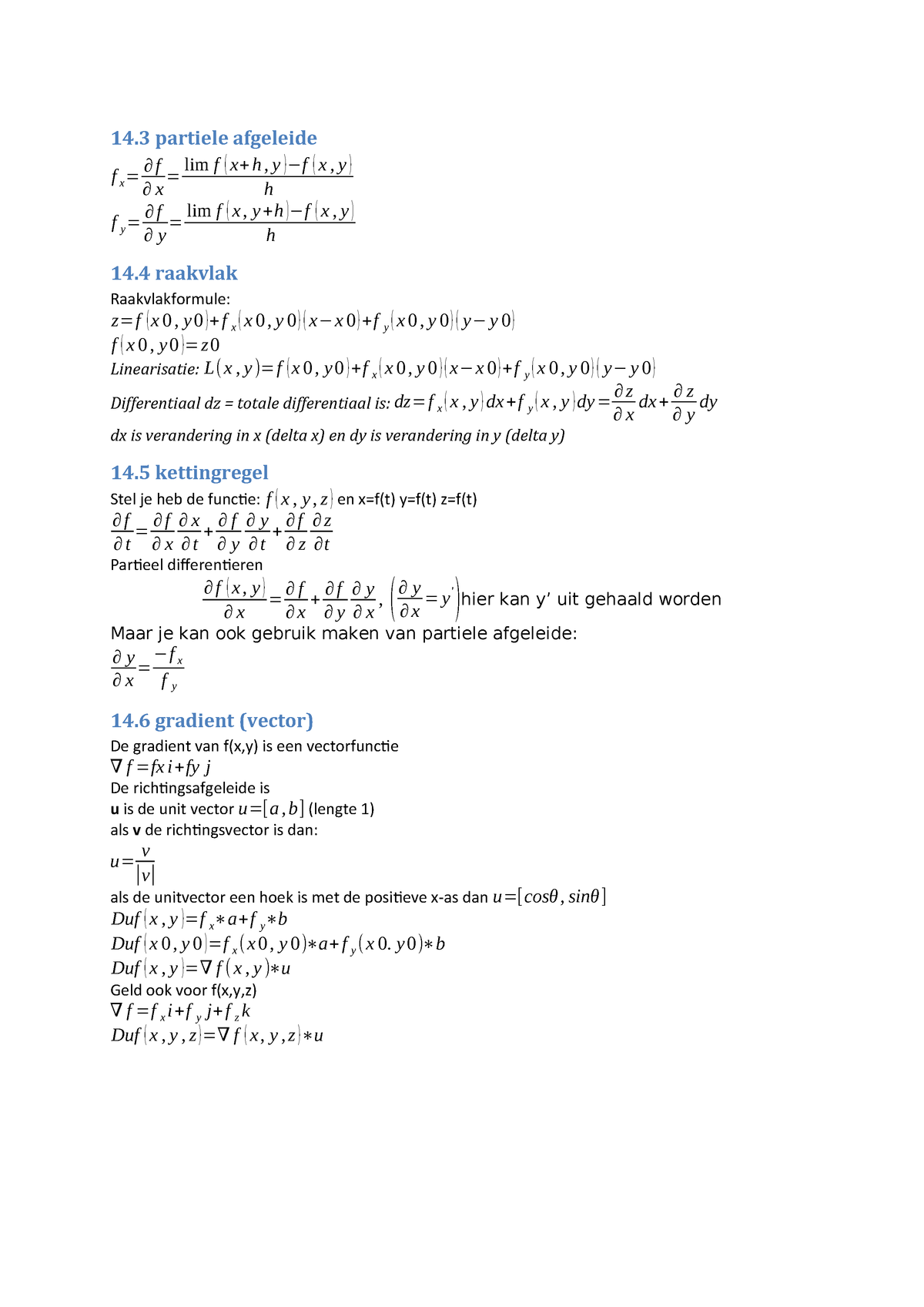 Samenvatting Calculus Early Transcendentals James Stewart Studeersnel