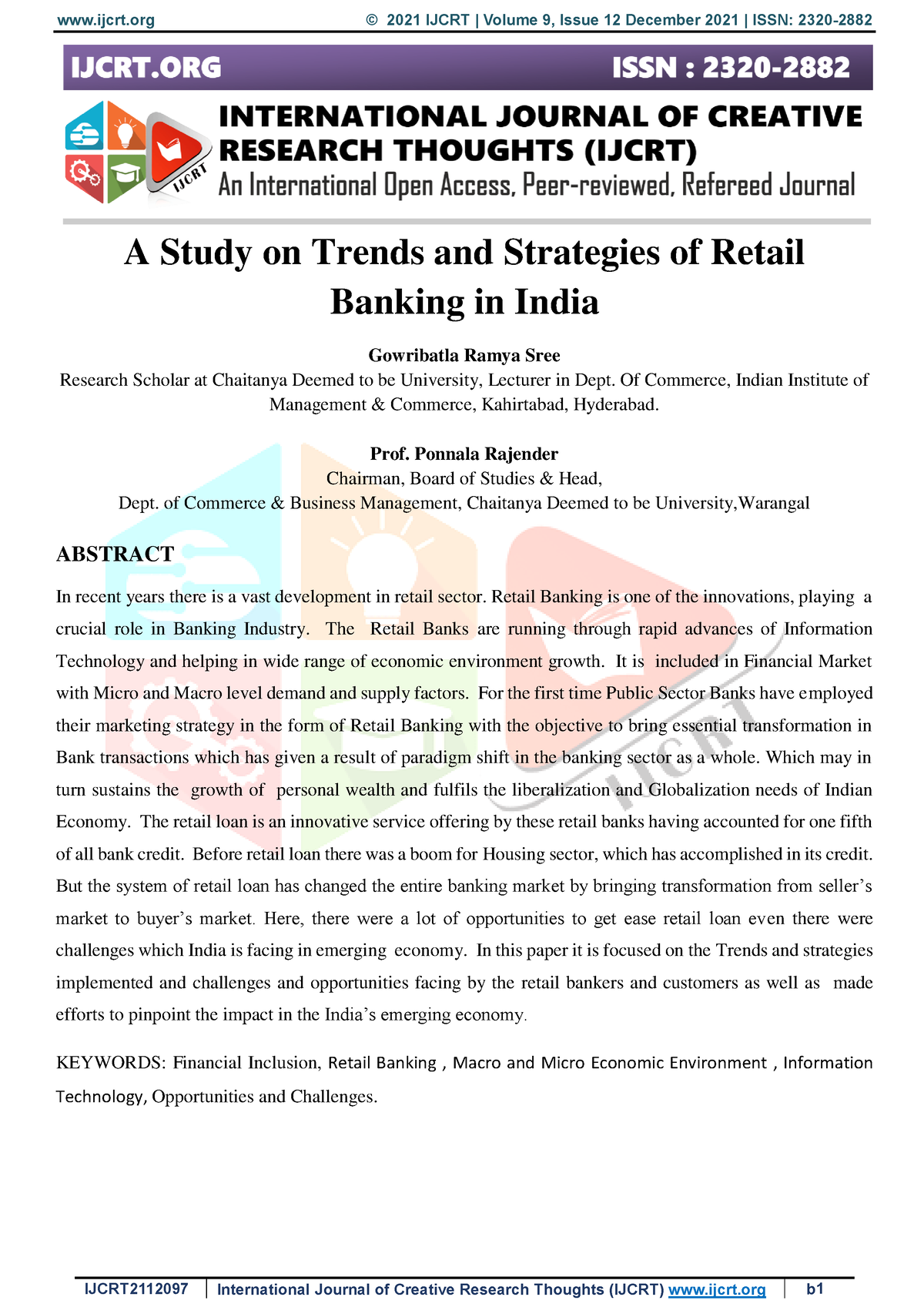 literature review on retail banking in india