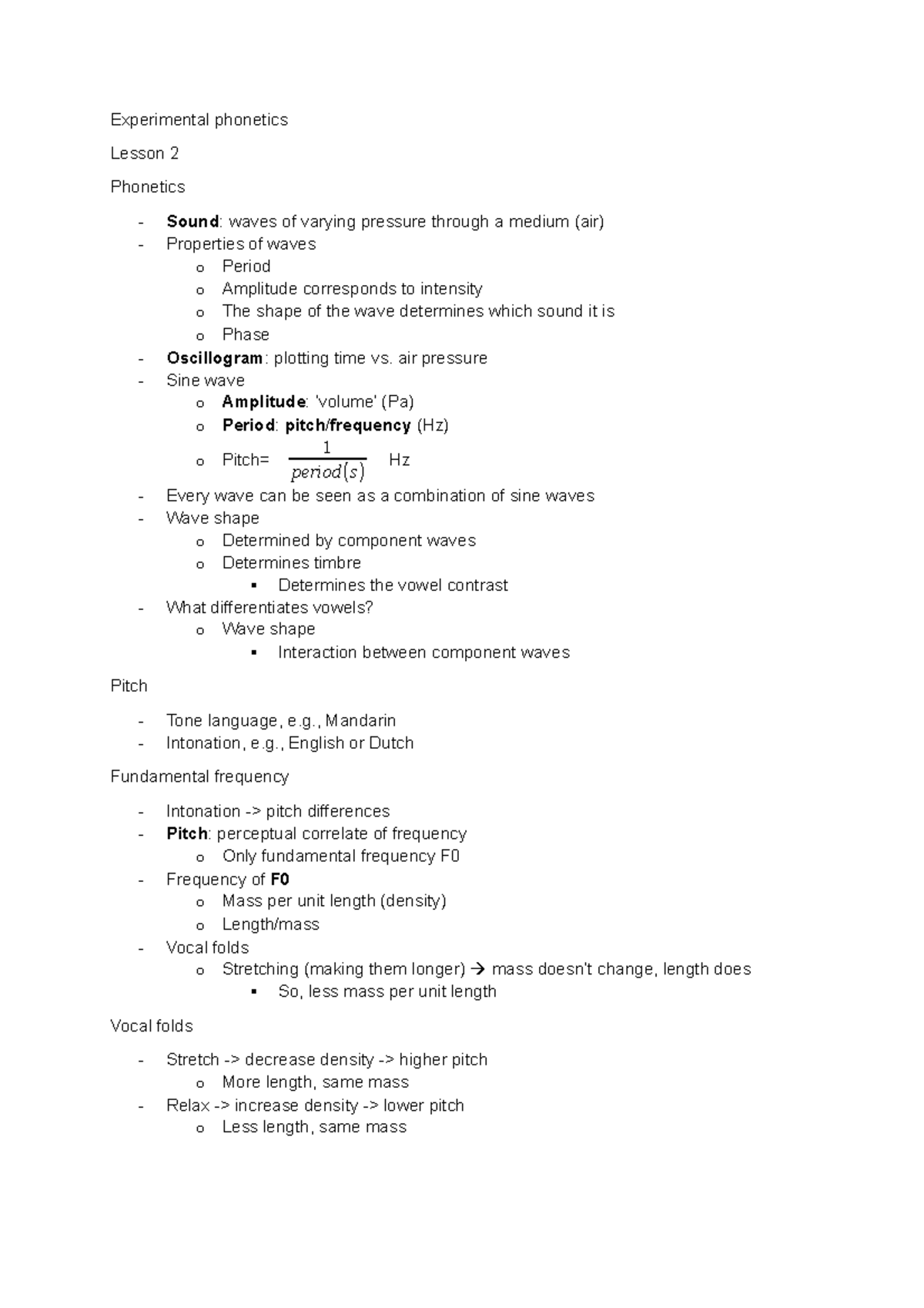 experimental phonetics