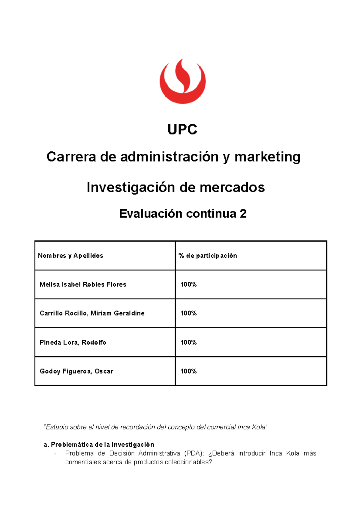 EC -Investiga - UPC Carrera de administración y marketing Investigación ...