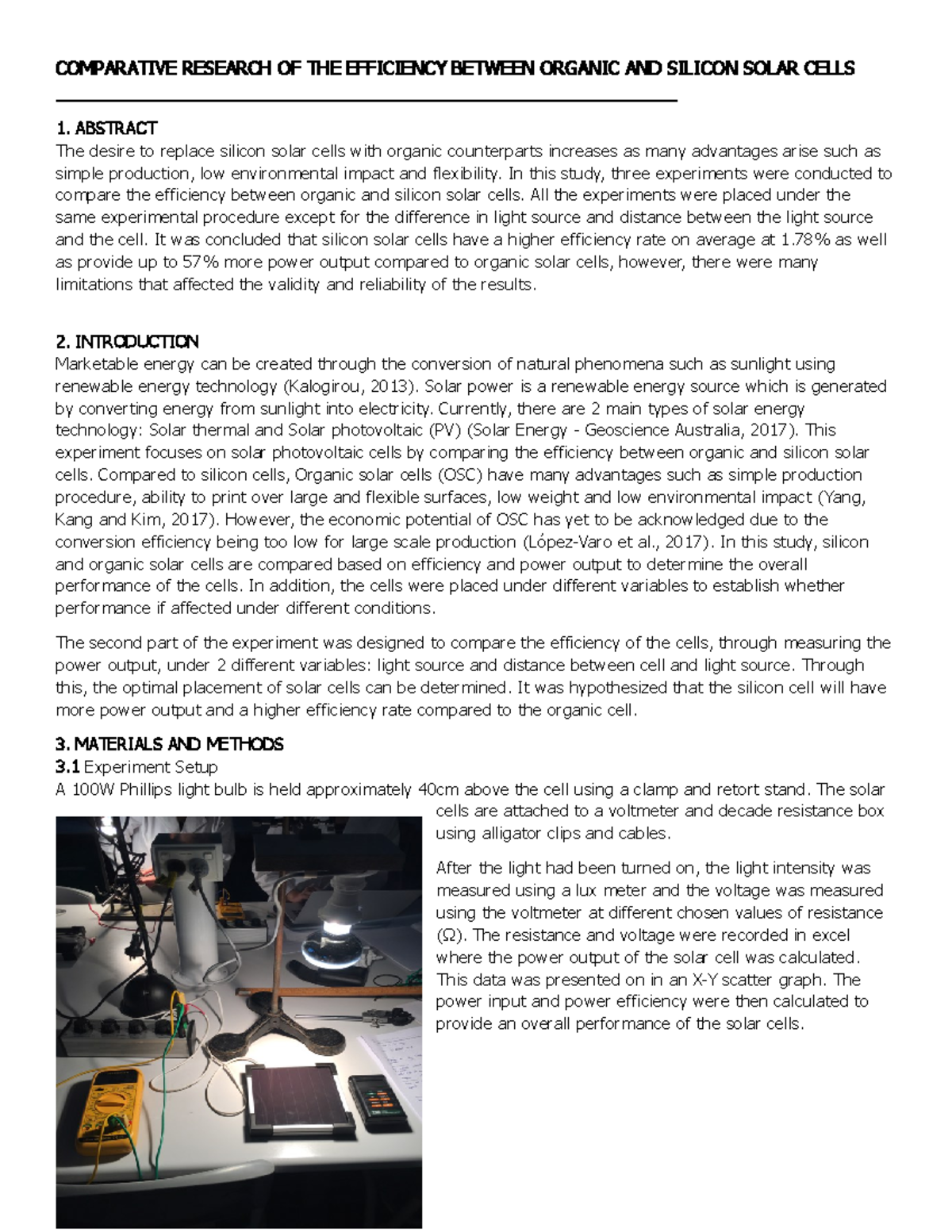 PAN report - COMPARATIVE RESEARCH OF THE EFFICIENCY BETWEEN ORGANIC AND ...