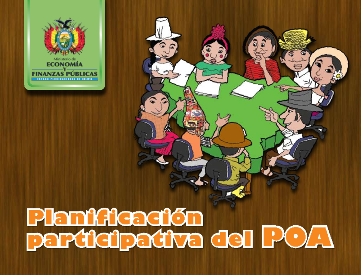Cartilla POA 1 - es el plan operativo anual para un año es una rama de ...