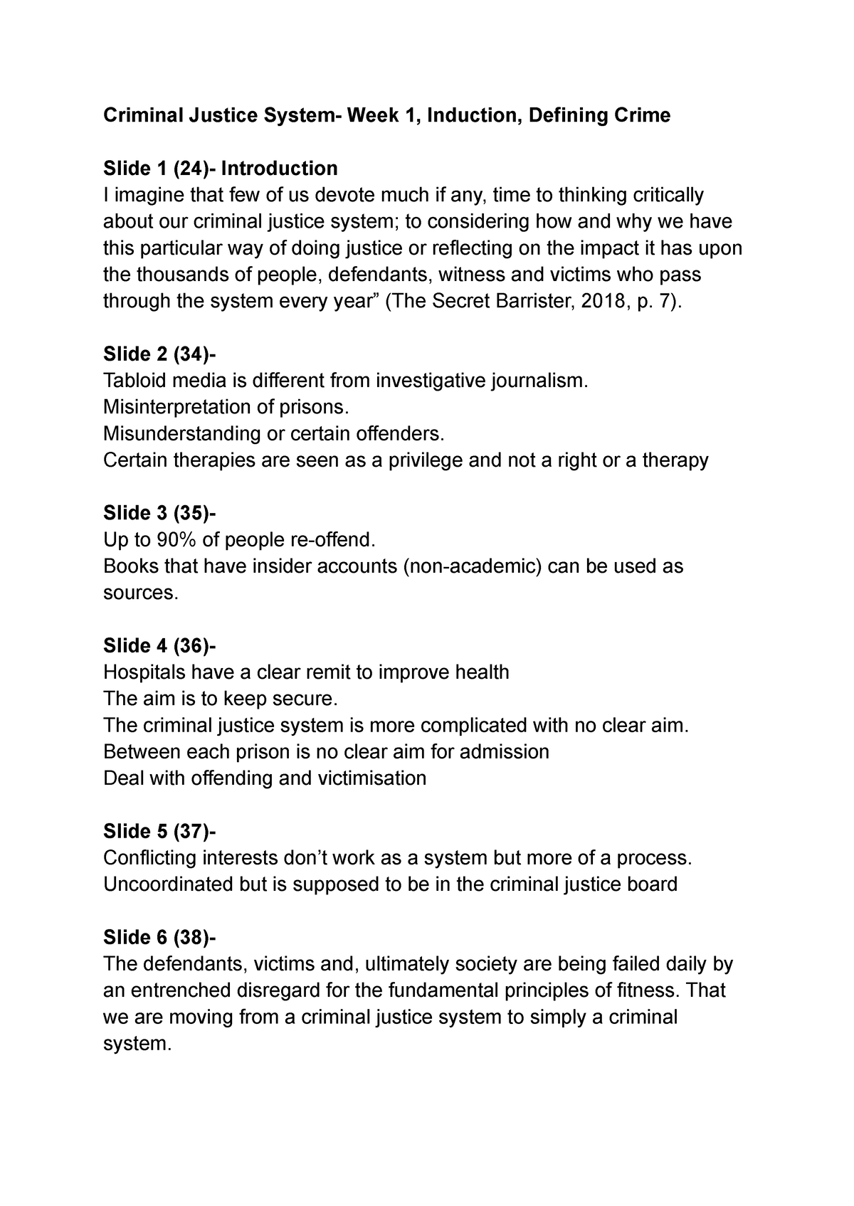 CJS Defining Crime (5) Copy - Criminal Justice System- Week 1 ...