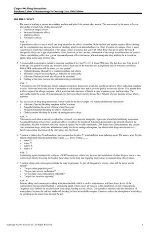 Exam View - Chapter 009 - practice questions - Copyright © 2019 ...