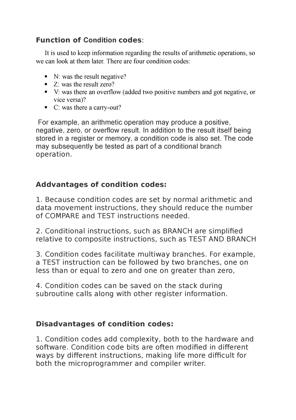 function-of-condition-codes-there-are-four-condition-codes-n-was