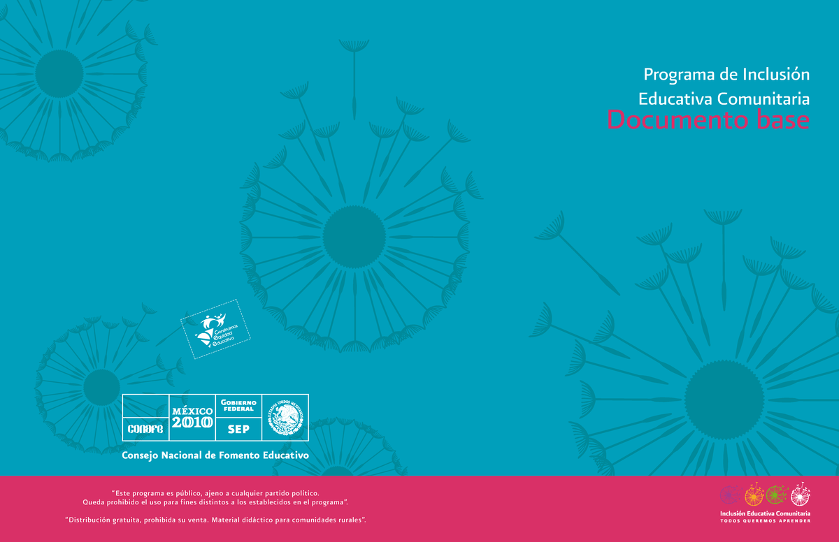 S4. Lecctura 4. Programa de inclusion educativa - “Este programa es ...