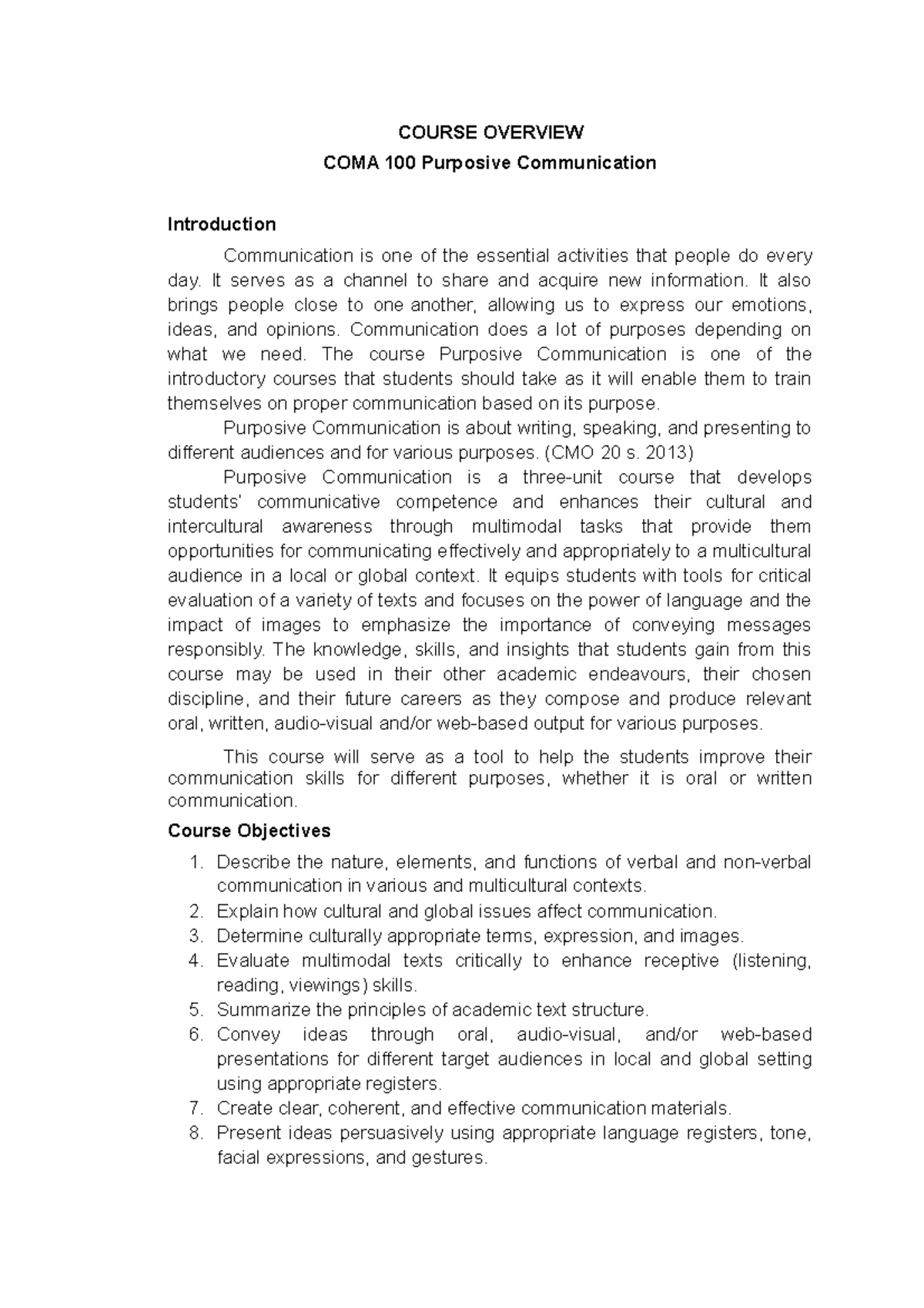 Module 1 - This is a lecture note is for the students taking this ...
