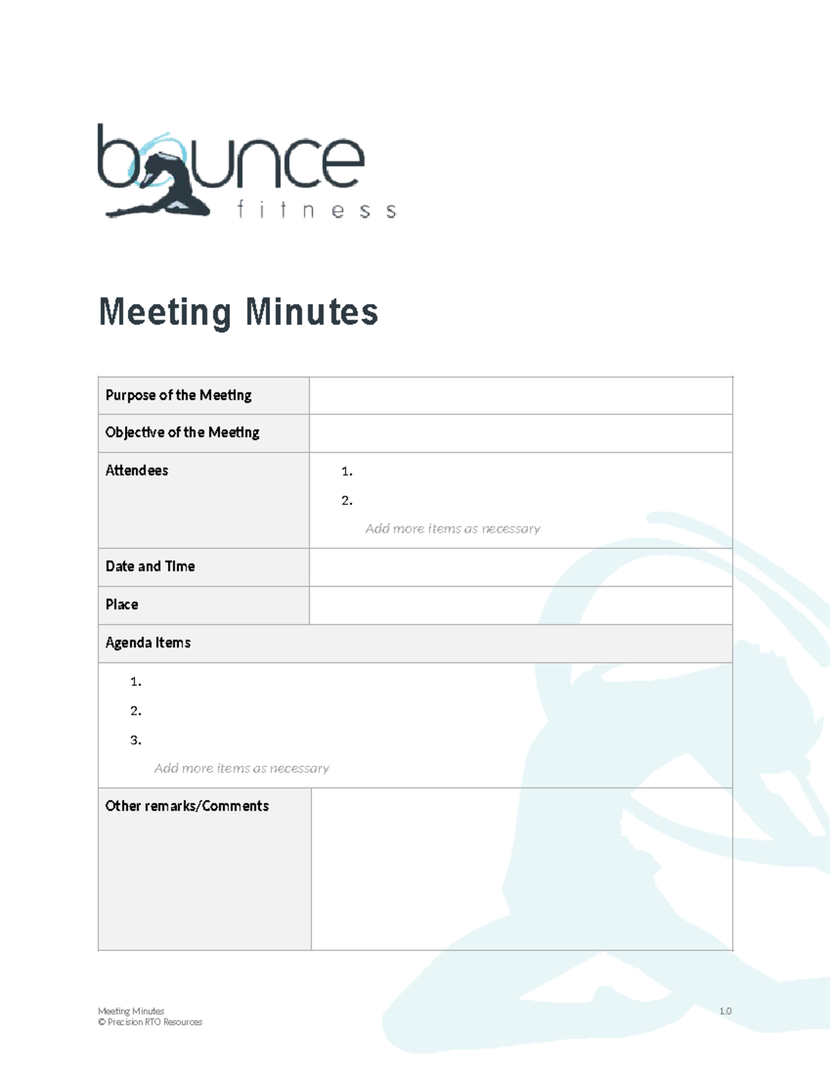 Meeting-Minutes-Template - Meeting Minutes Purpose of the Meeting ...