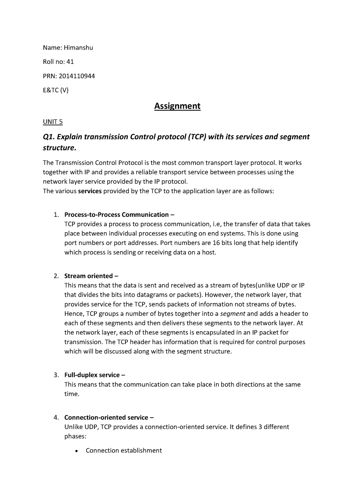 dcn-5-notes-given-my-sir-name-himanshu-roll-no-41-prn-2014110944-e-tc-v-assignment-unit