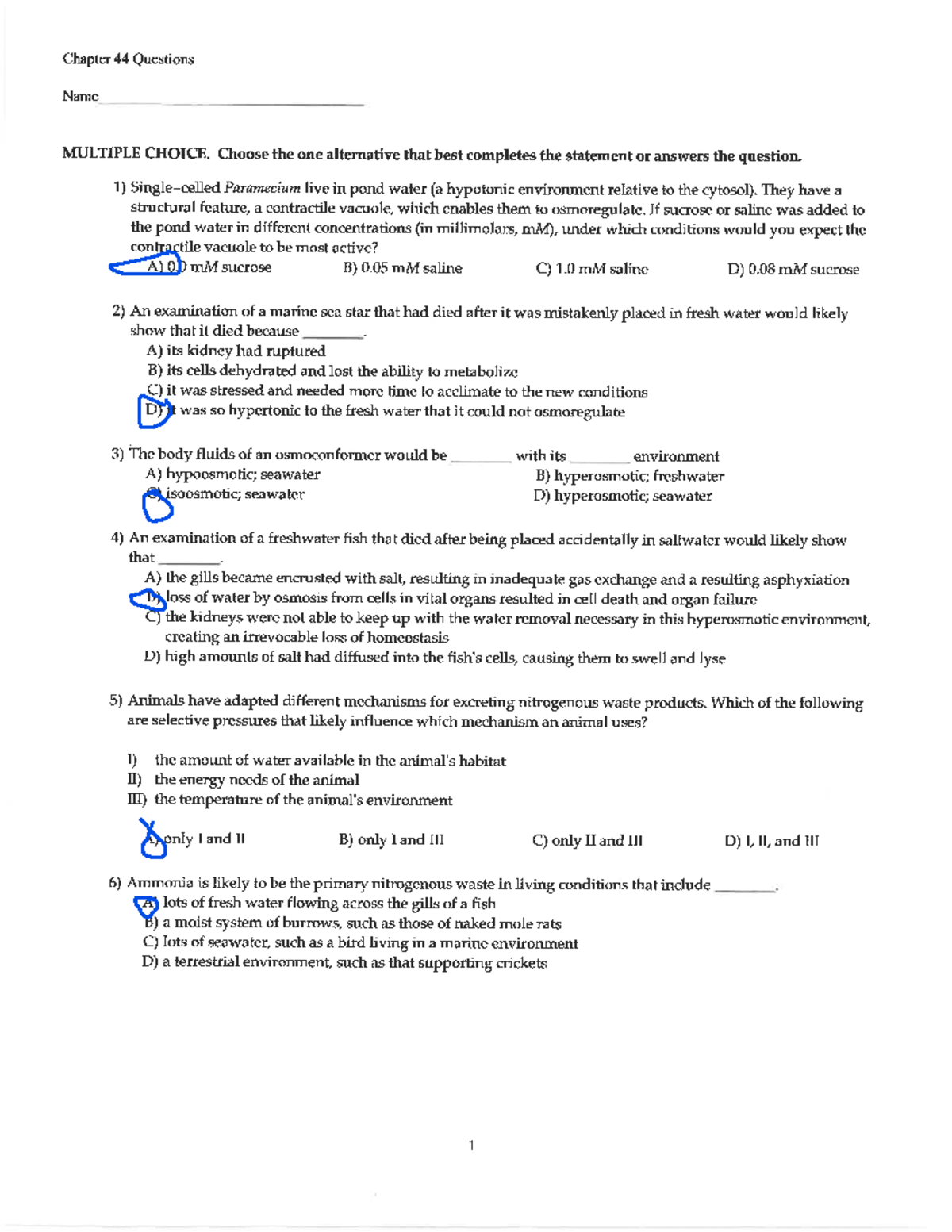 Chapter 44 Questions - Kevin Peters - Chapter 44 Questions Name ...
