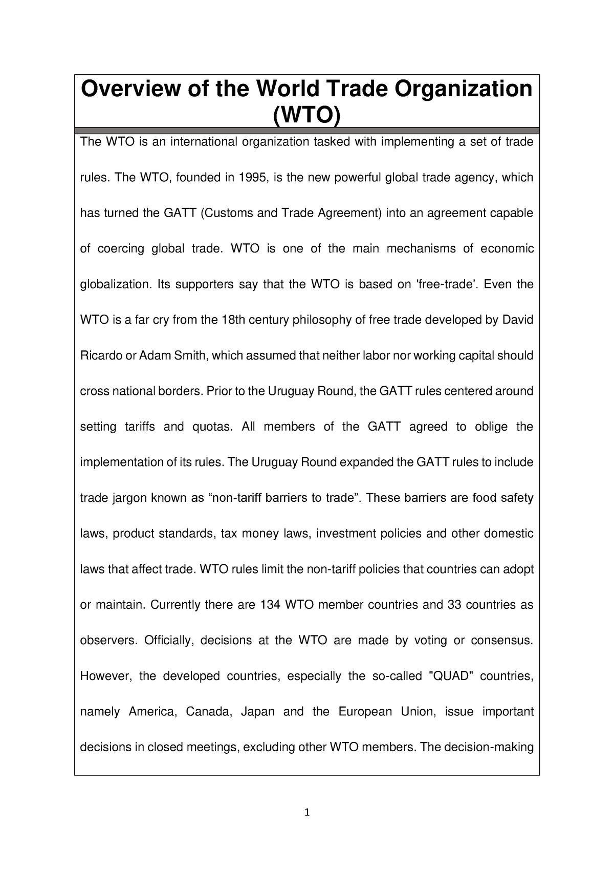 overview-of-the-world-trade-organization-wto-overview-of-the-world