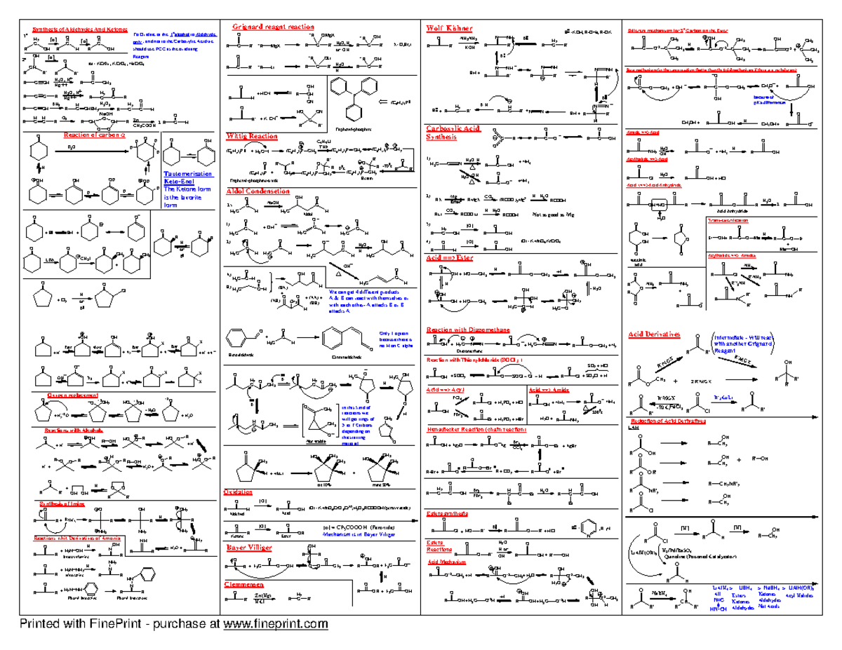 Organic Formulas - R H 2 C OHR C HR C OH OO R CH R' OH RR' O [o] [o] [o ...