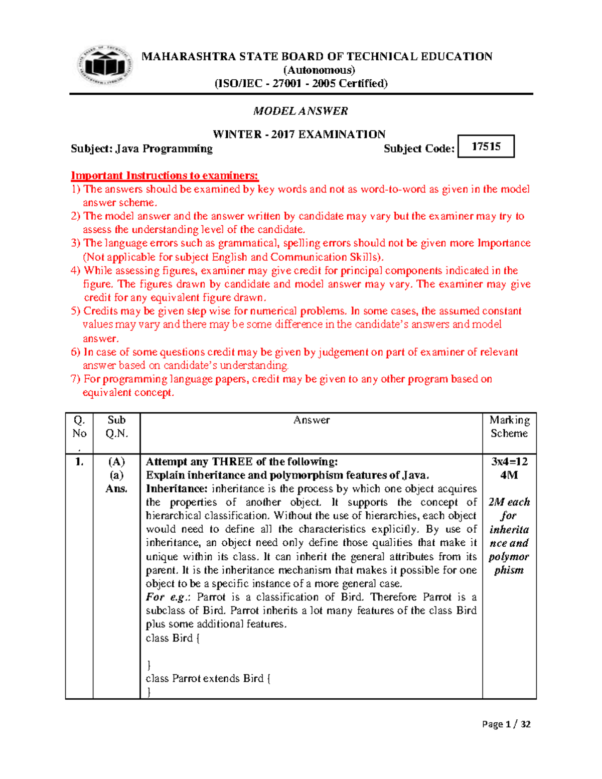 W17-solution-17515 - Helping for students those backlog in java ...