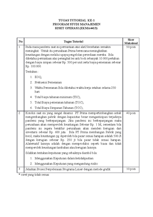 EKMA4569-M1 - Manajemen Pemasaran - Modul 1 Konsep Dasar Perencanaan ...