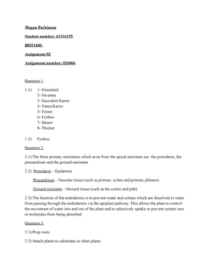 life sciences grade 11 assignment memo