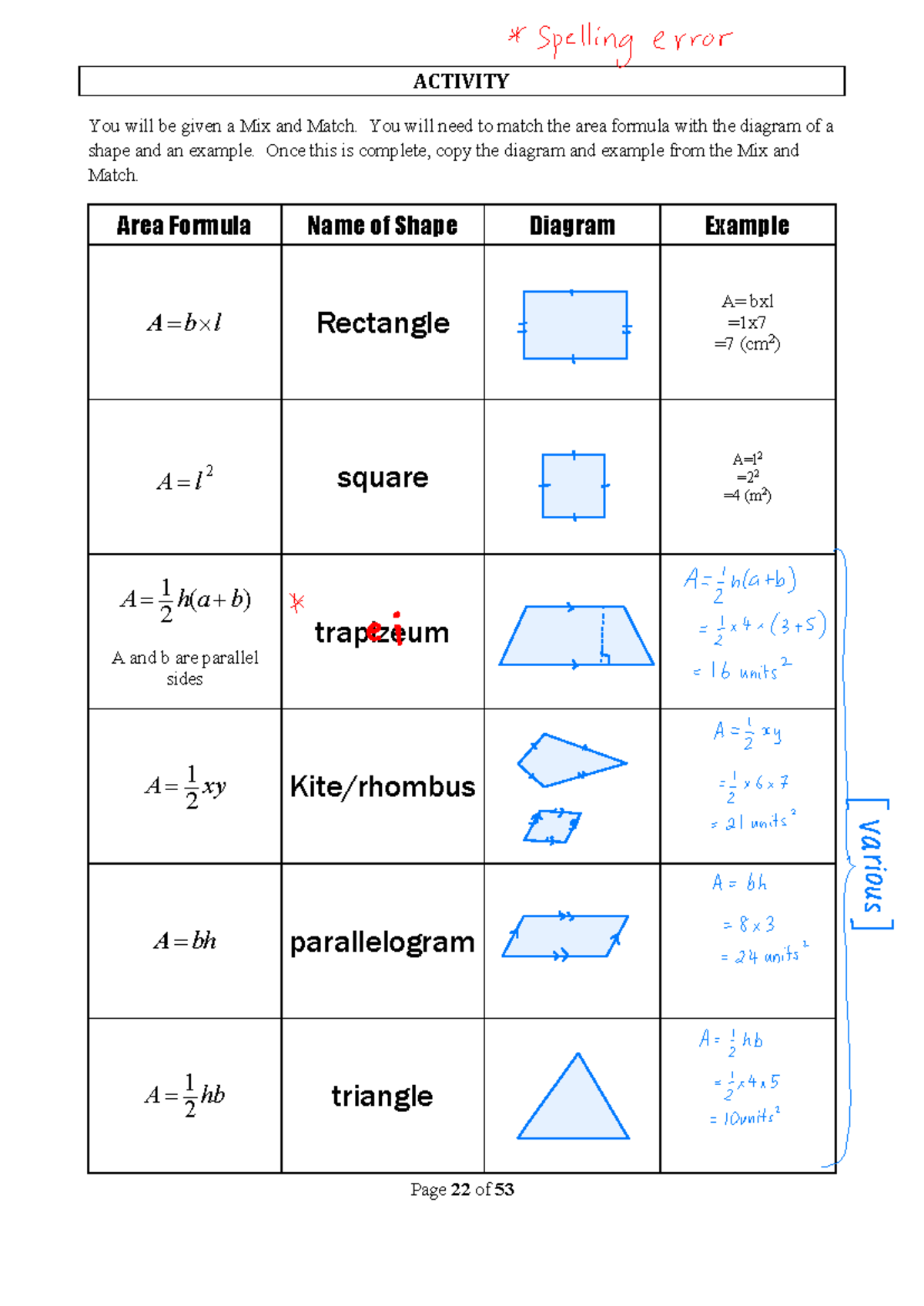Volume Solutions 22,23,28-30 - ACTIVITY You will be given a Mix and ...