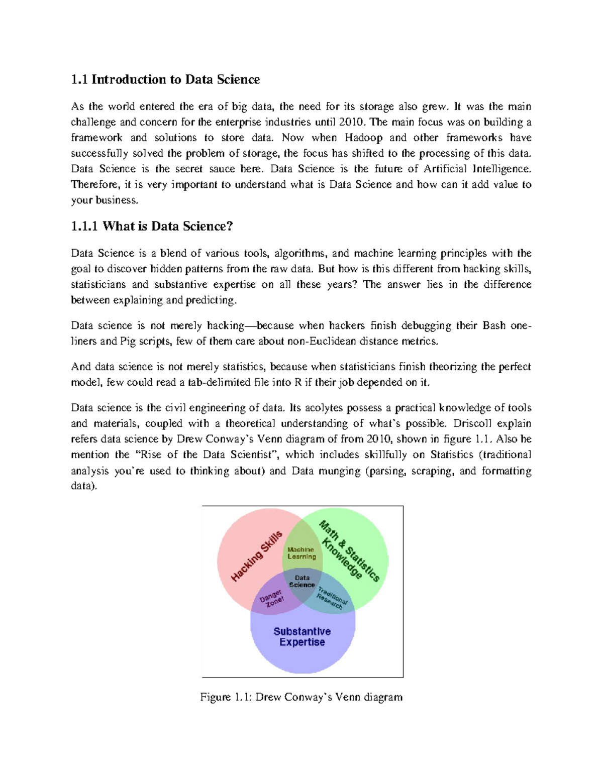 Data Science PDF - 1 Introduction to Data Science As the world entered ...