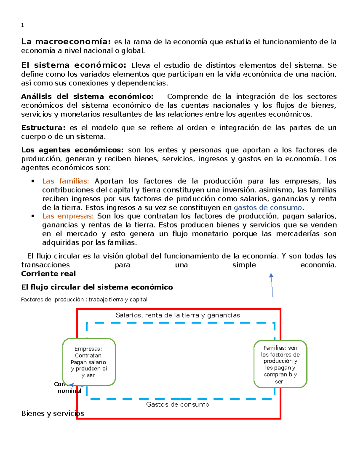 Economia Final -Resumen - 1 La Macroeconomía: Es La Rama De La Economía ...