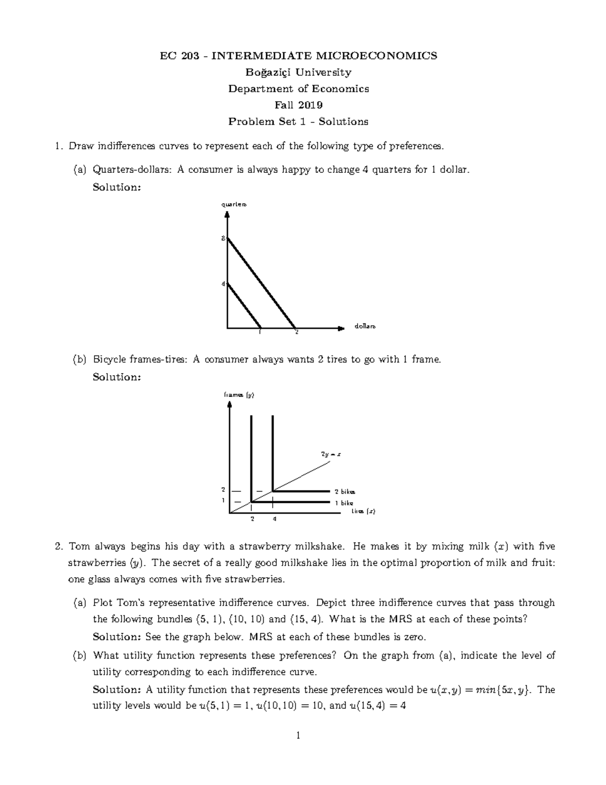 EC203 - Problem Set 1 - Solutions - EC 203 - INTERMEDIATE ...