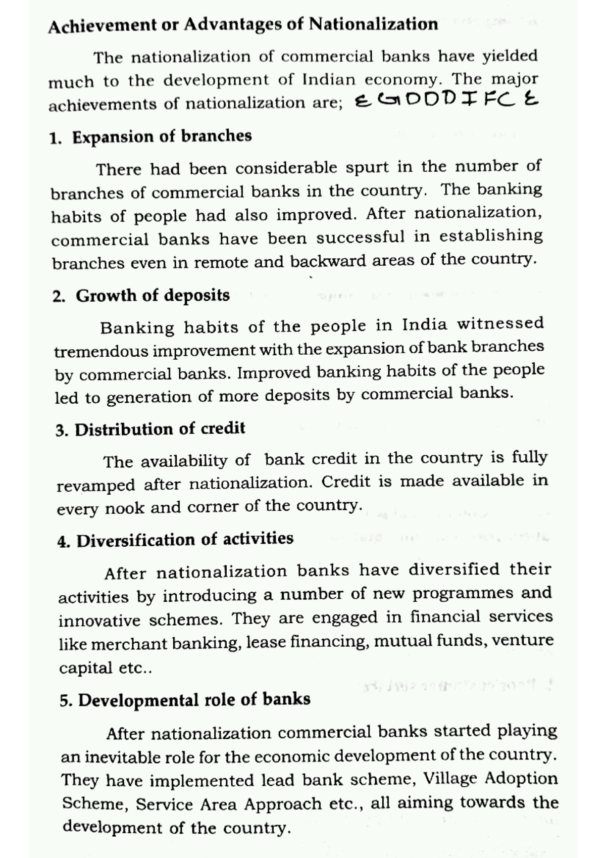 Advantage of Nationalisation - B.com finance and taxition - Studocu