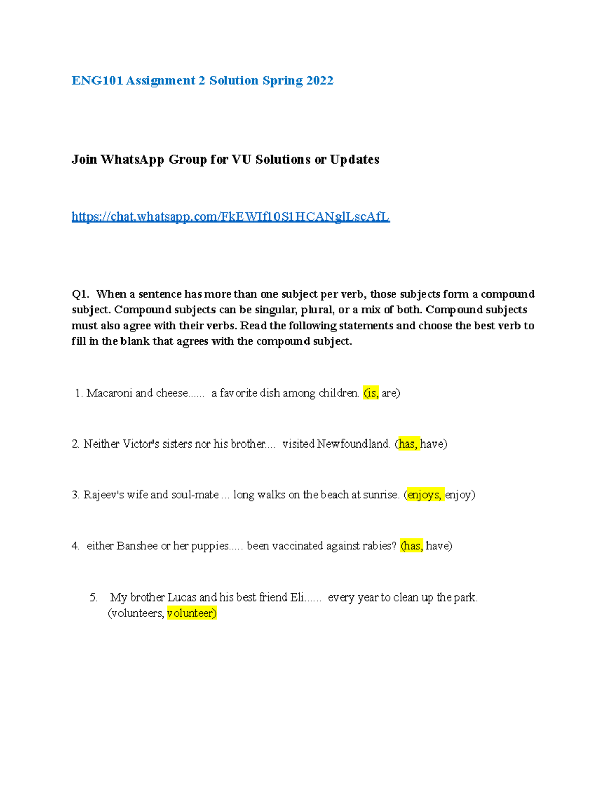 Eng101 Assignment 2 Solution Spring 2022 Vuanswer Eng101 Assignment 2 Solution Spring 2022 Eng101 Assignment 2 Solution Spring 2022 Vuanswer Eng101 Assignment 2 Solution Spring 2022