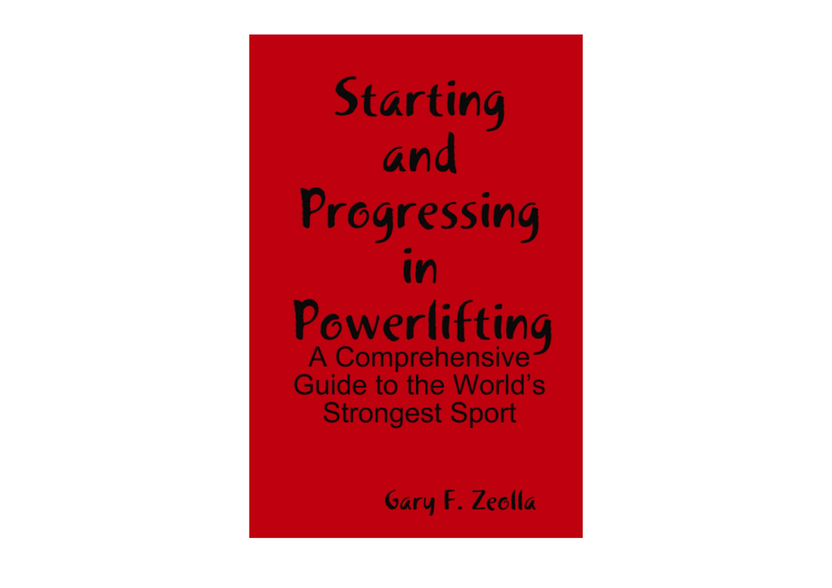 Download Starting And Progressing In Powerlifting A Comprehensive Guide ...