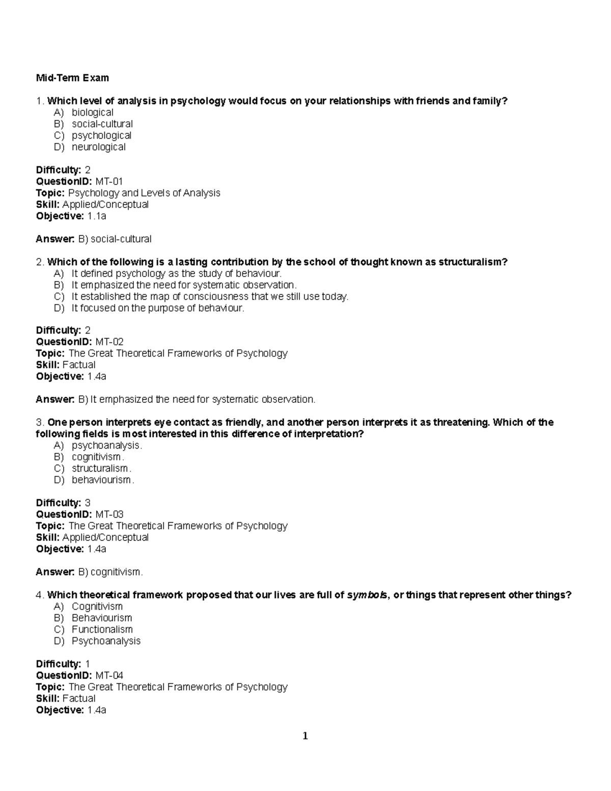 mid-term-exam-psy1000-mid-term-exam-which-level-of-analysis-in