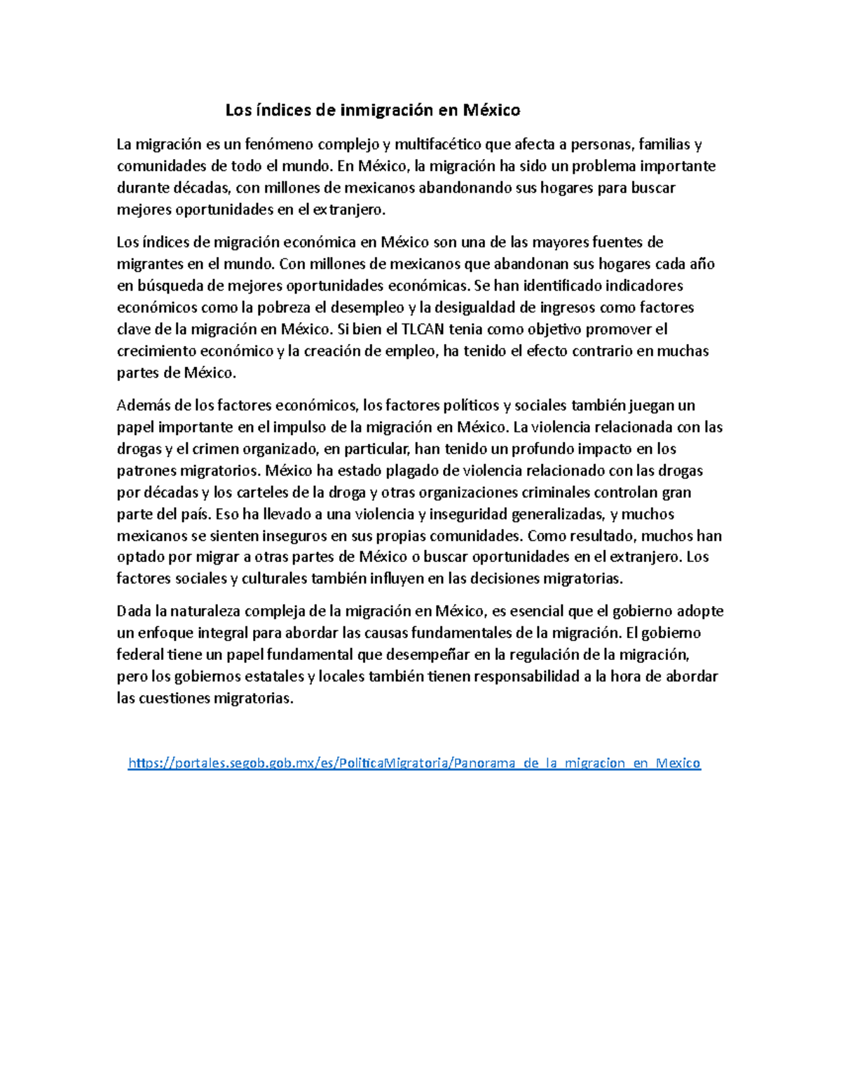 Los índices De Inmigración En México Los índices De Inmigración En México La Migración Es Un 8409