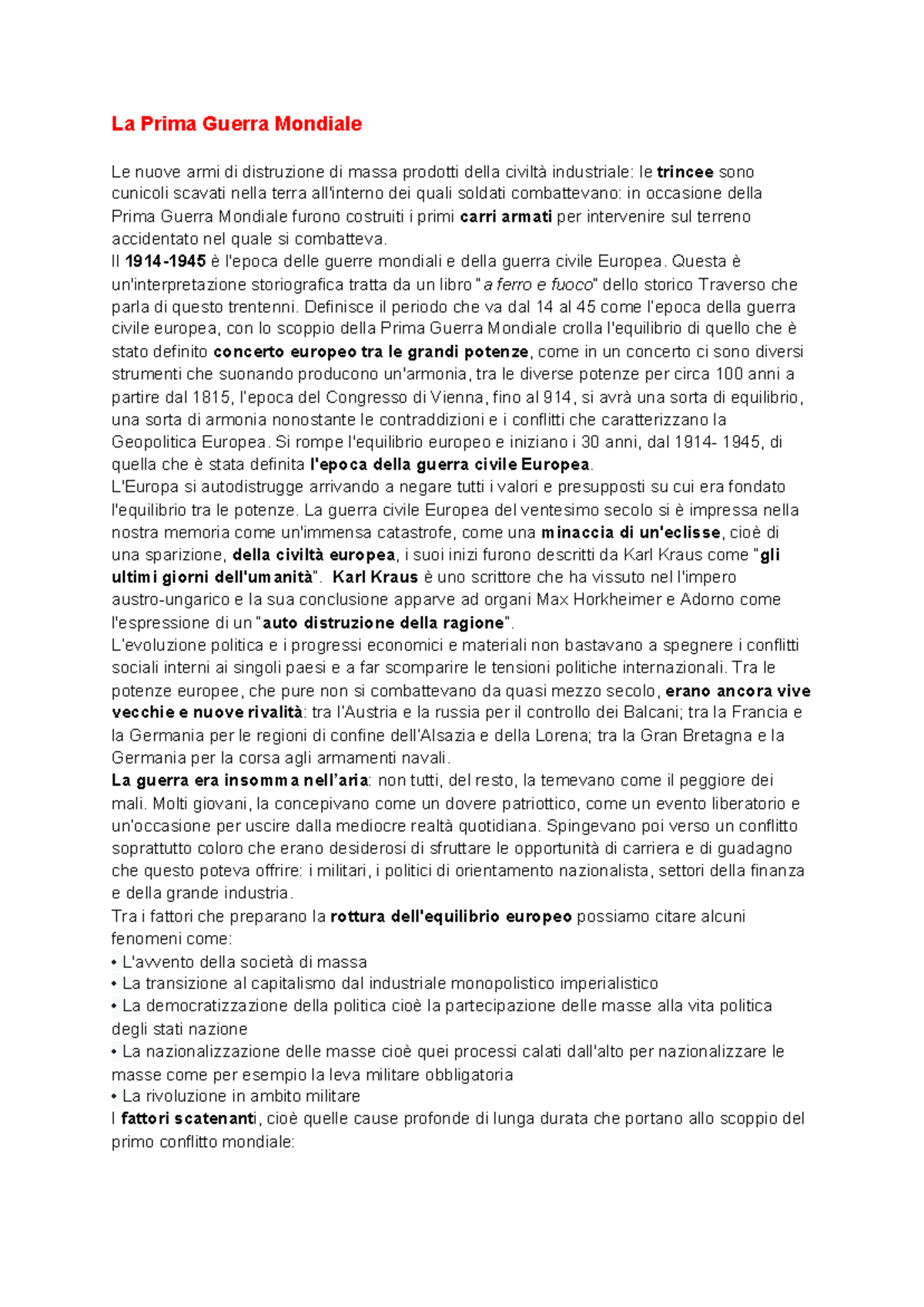 la-prima-guerra-mondiale-il-1914-1945-l-epoca-delle-guerre-mondiali