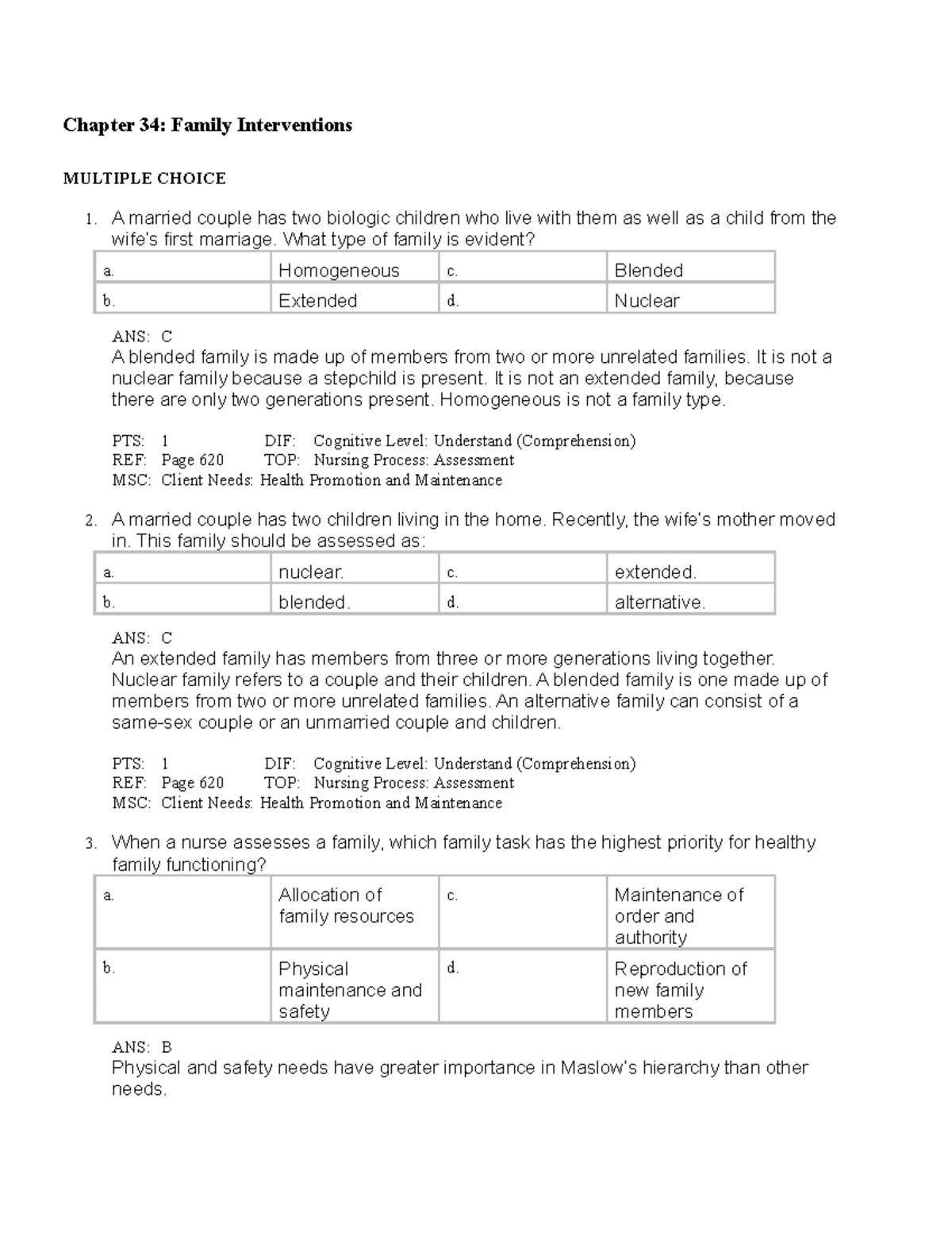 Family intervention - lecture notes - Chapter 34: Family Interventions ...