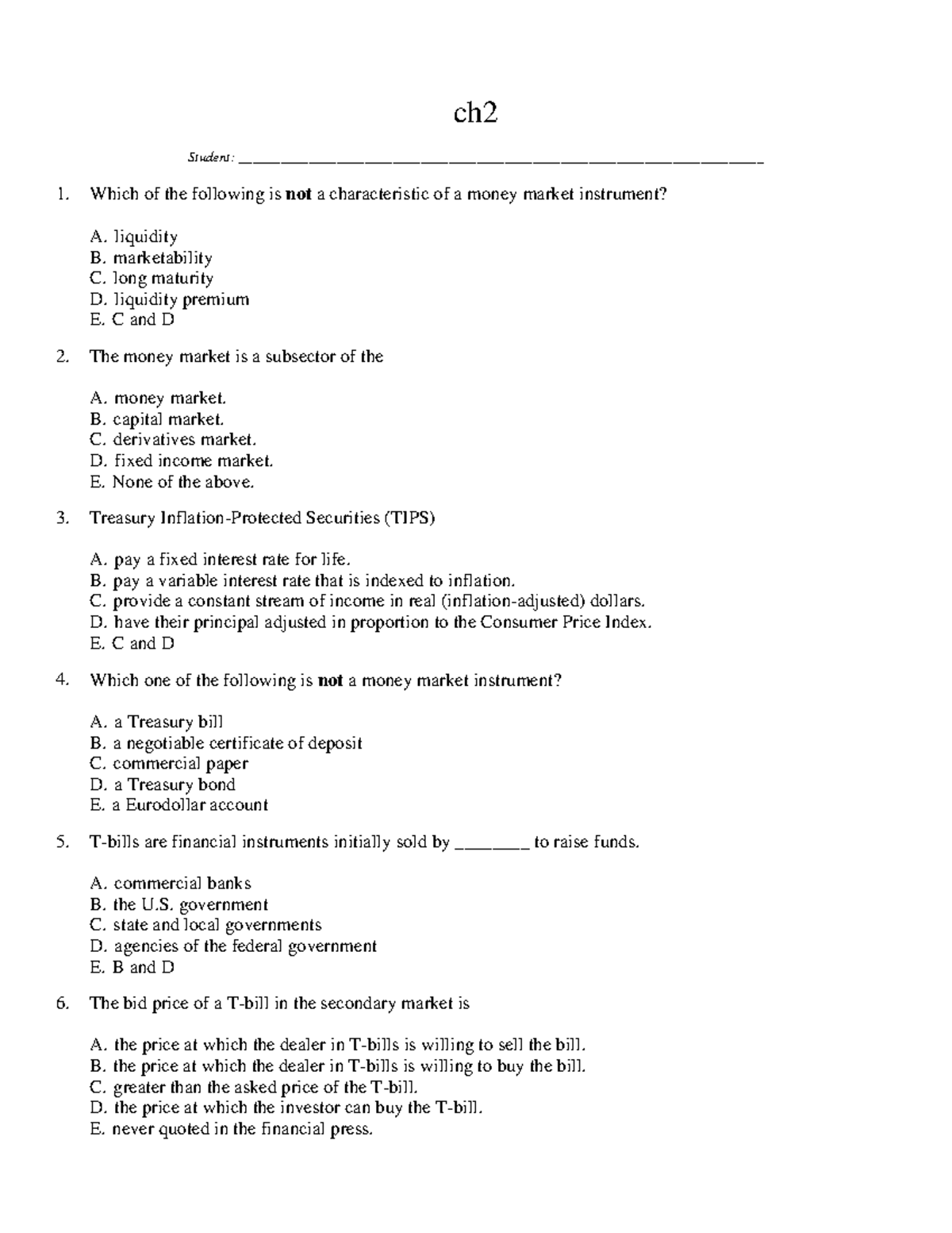 Exam Questions And Answers Fins2624 Portfolio Management Studocu