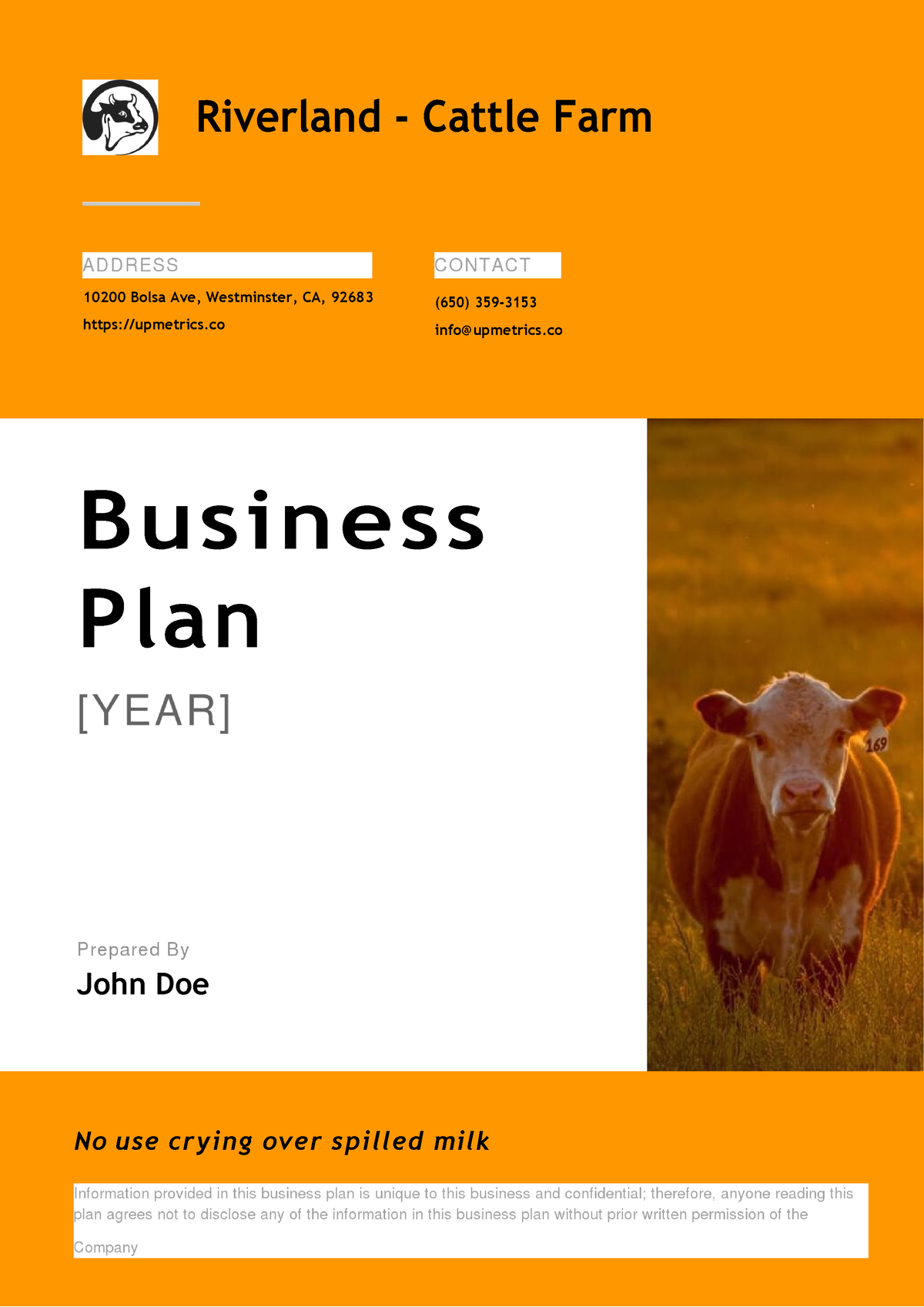 riverland cattle farm business plan