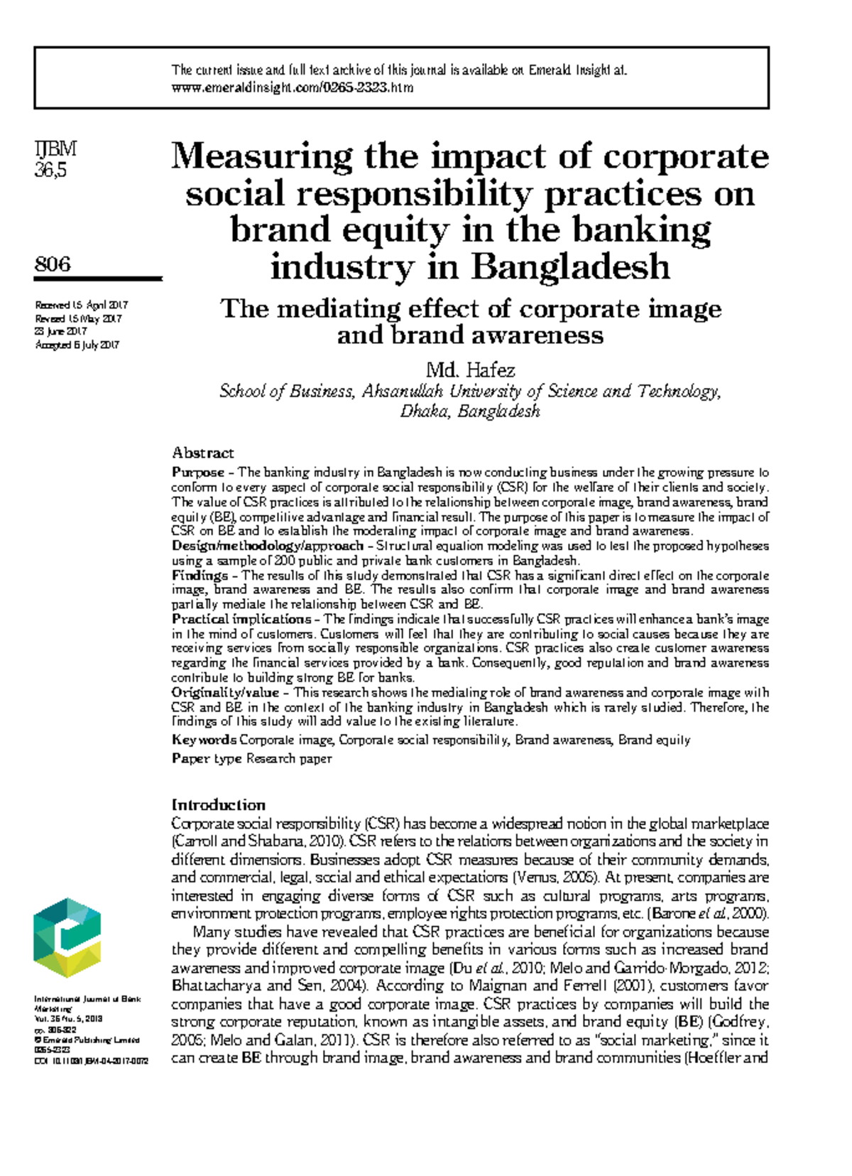 Measuring the impact of corpor - Measuring the impact of corporate ...