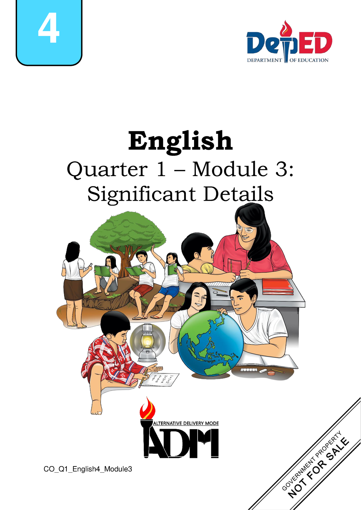 English 4 q1 mod3 Significant Details v2 - English Quarter 1 – Module 3 ...