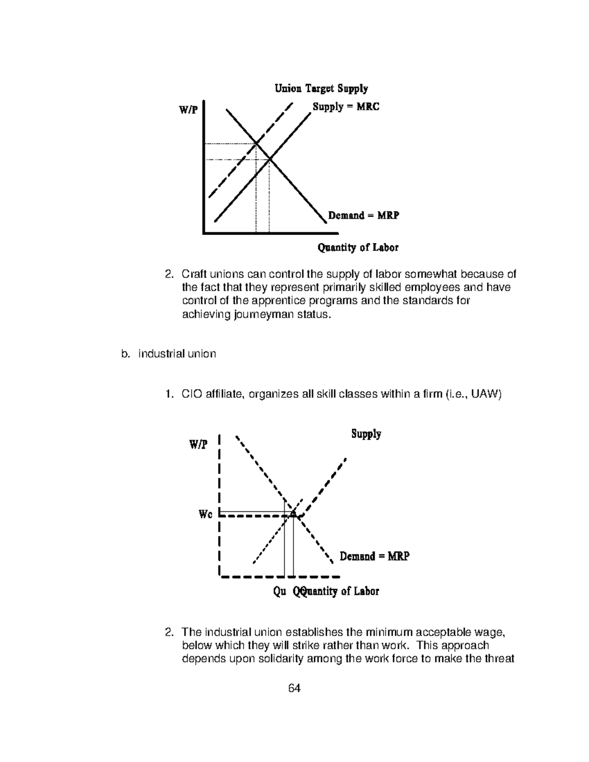 E201book-13 - First Semester - Craft unions can control the supply of ...