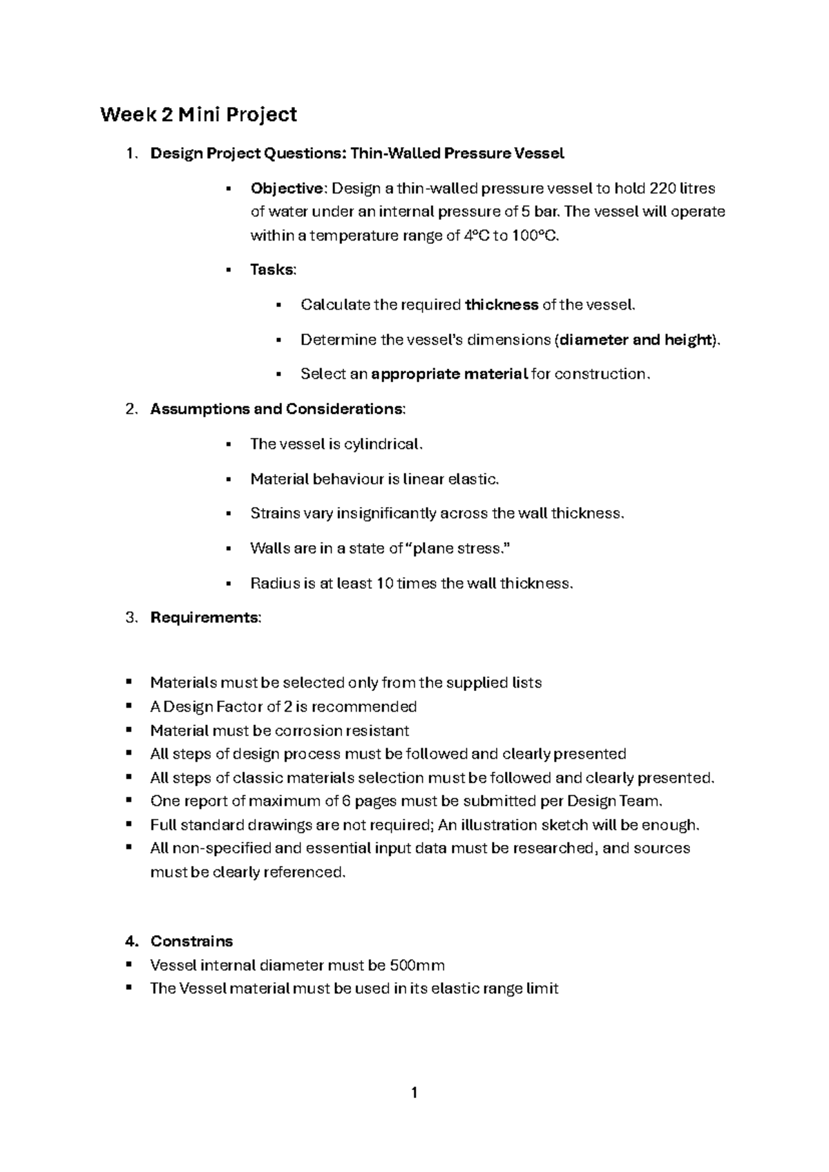 Week 2 Mini project - its the assignment given to student to understand ...