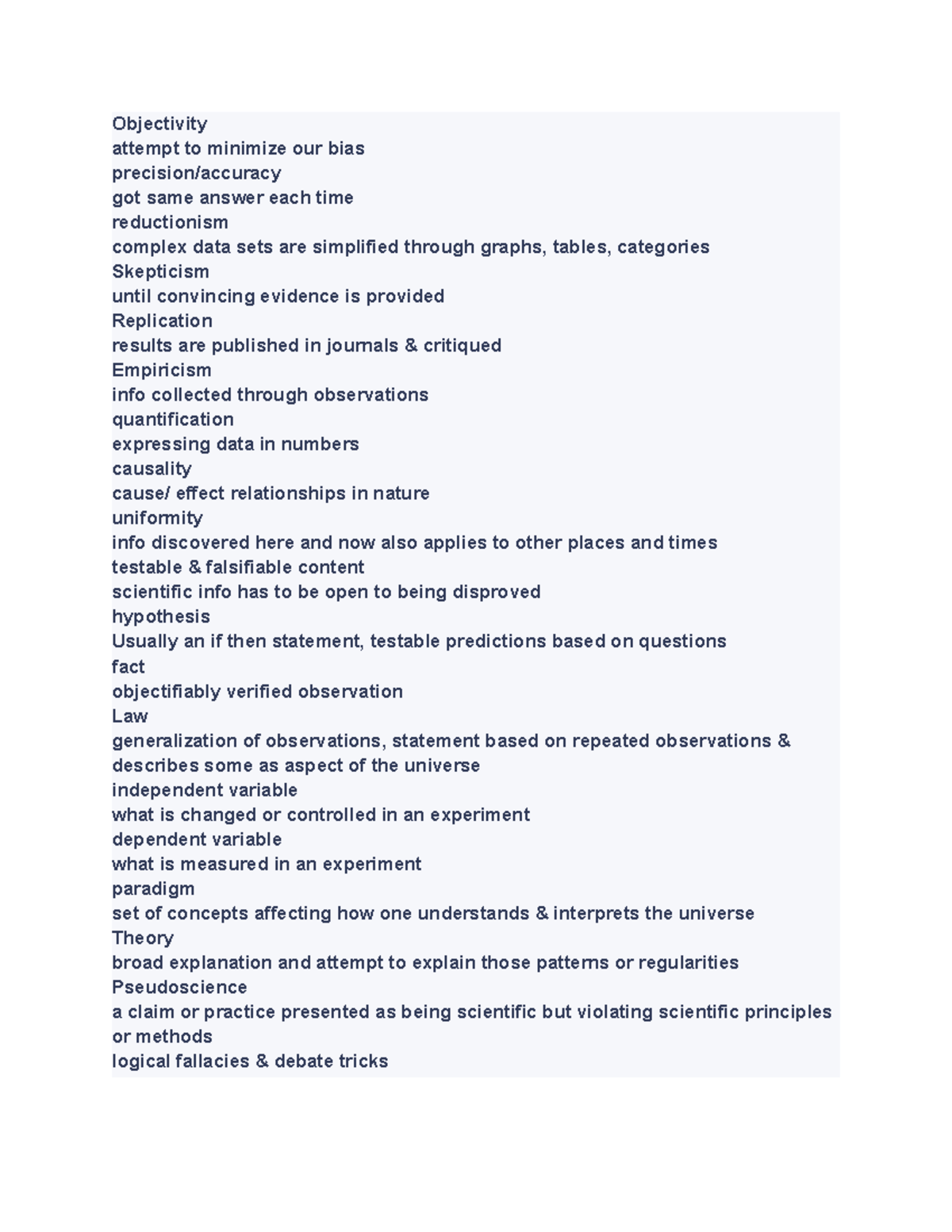BIO 103 - Amazing EXAM 1 Help with In-class notes to use - Objectivity ...