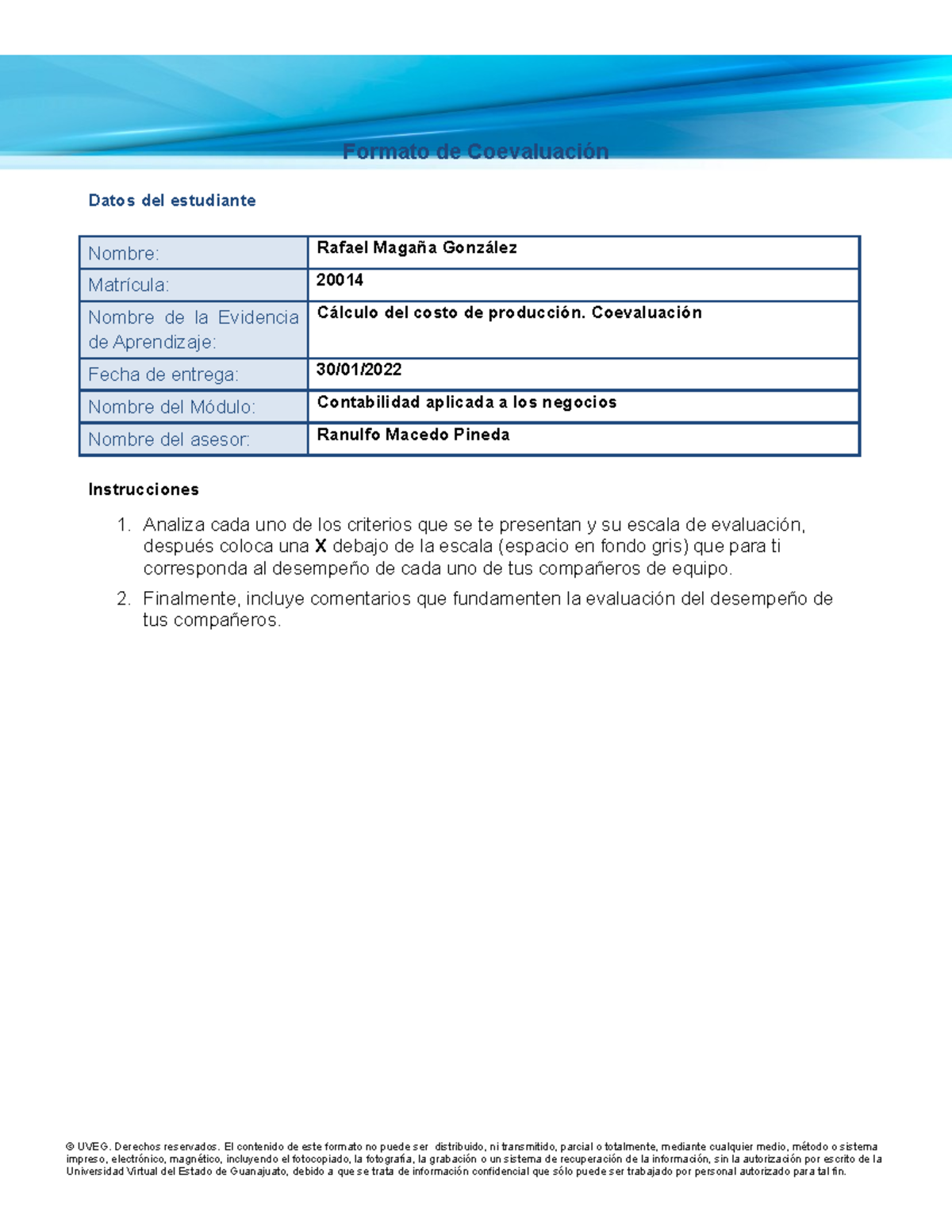 Mapa Conceptual Elementos De La Contabilidad General Formato De Coevaluación Datos Del 8247