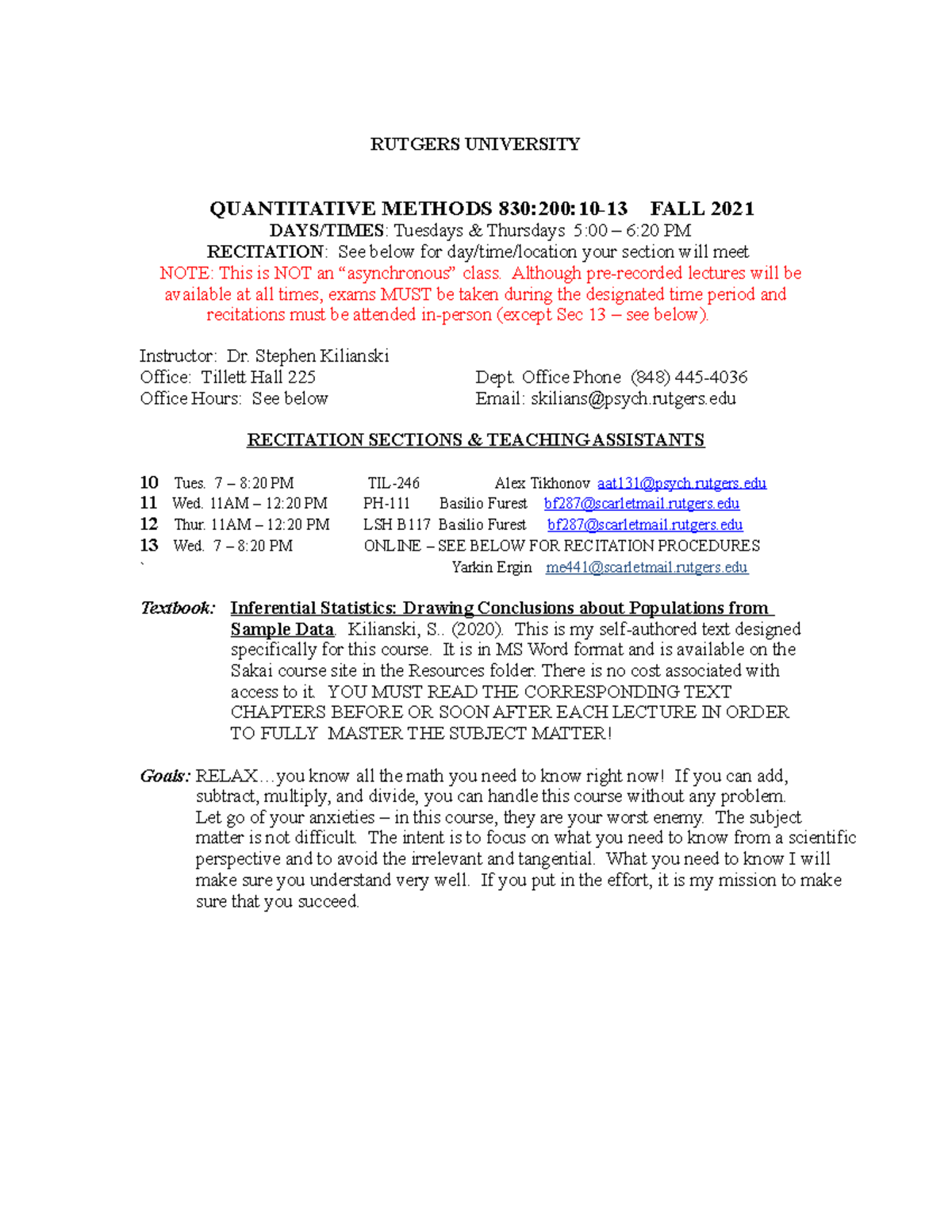 Mathematical Practices: Doing and Teaching Mathematic - RUTGERS ...