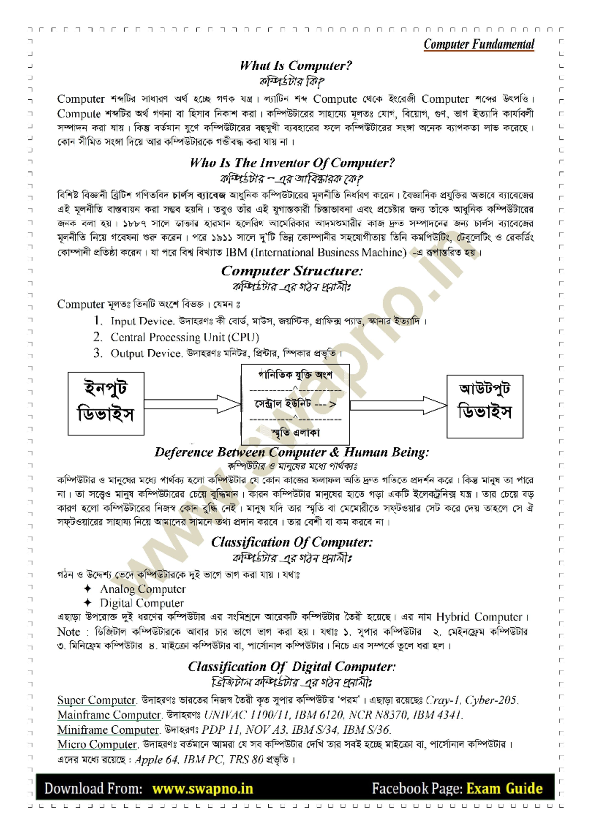 Computer Fundamentals Bengali Computer Programming For Beginners Studocu Computer Fundamentals Bengali Computer Programming For Beginners Studocu