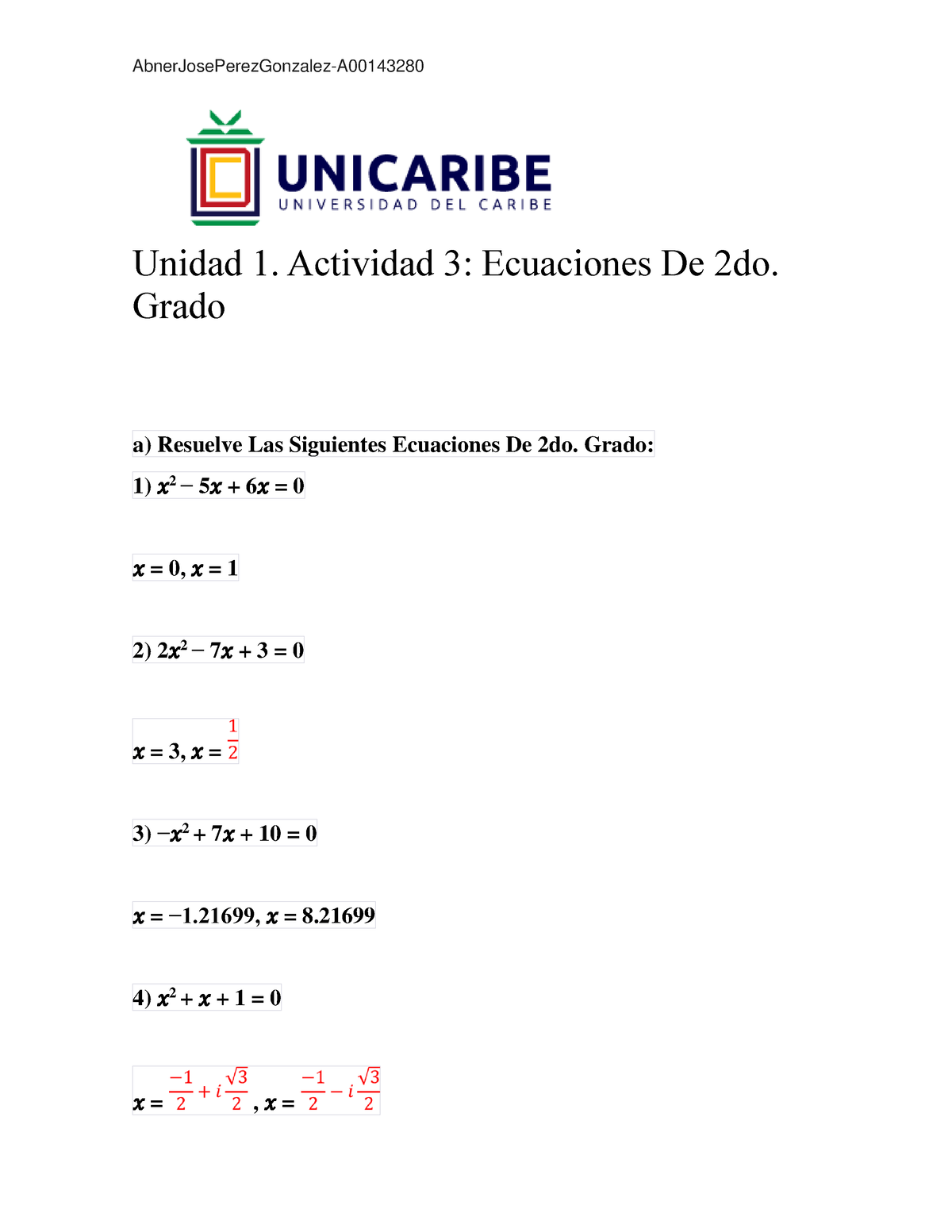 333333333333333332o - AbnerJosePerezGonzalez-A Unidad 1. Actividad 3 ...