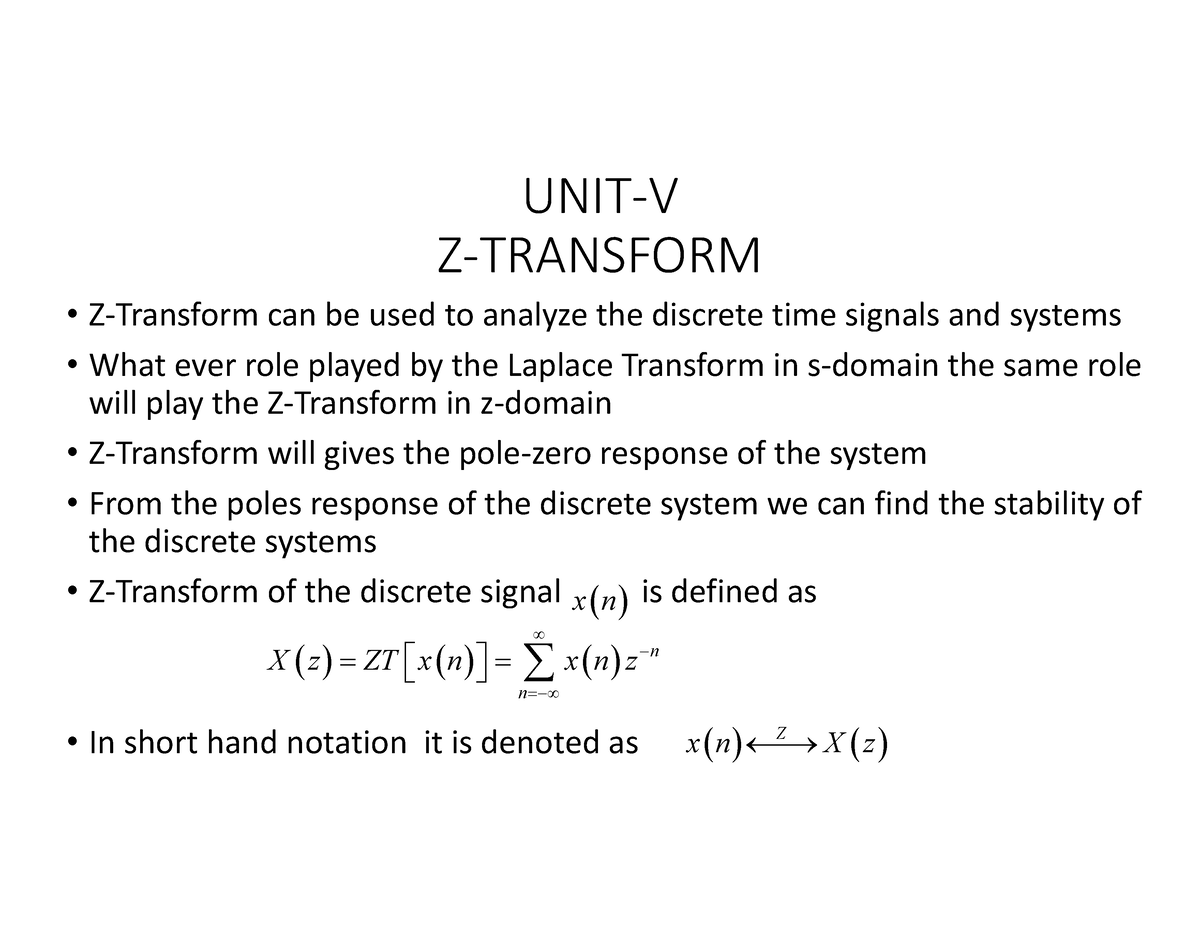 unit-v-z-transform-part1-unit-v-z-transform-z-transform-can-be-used