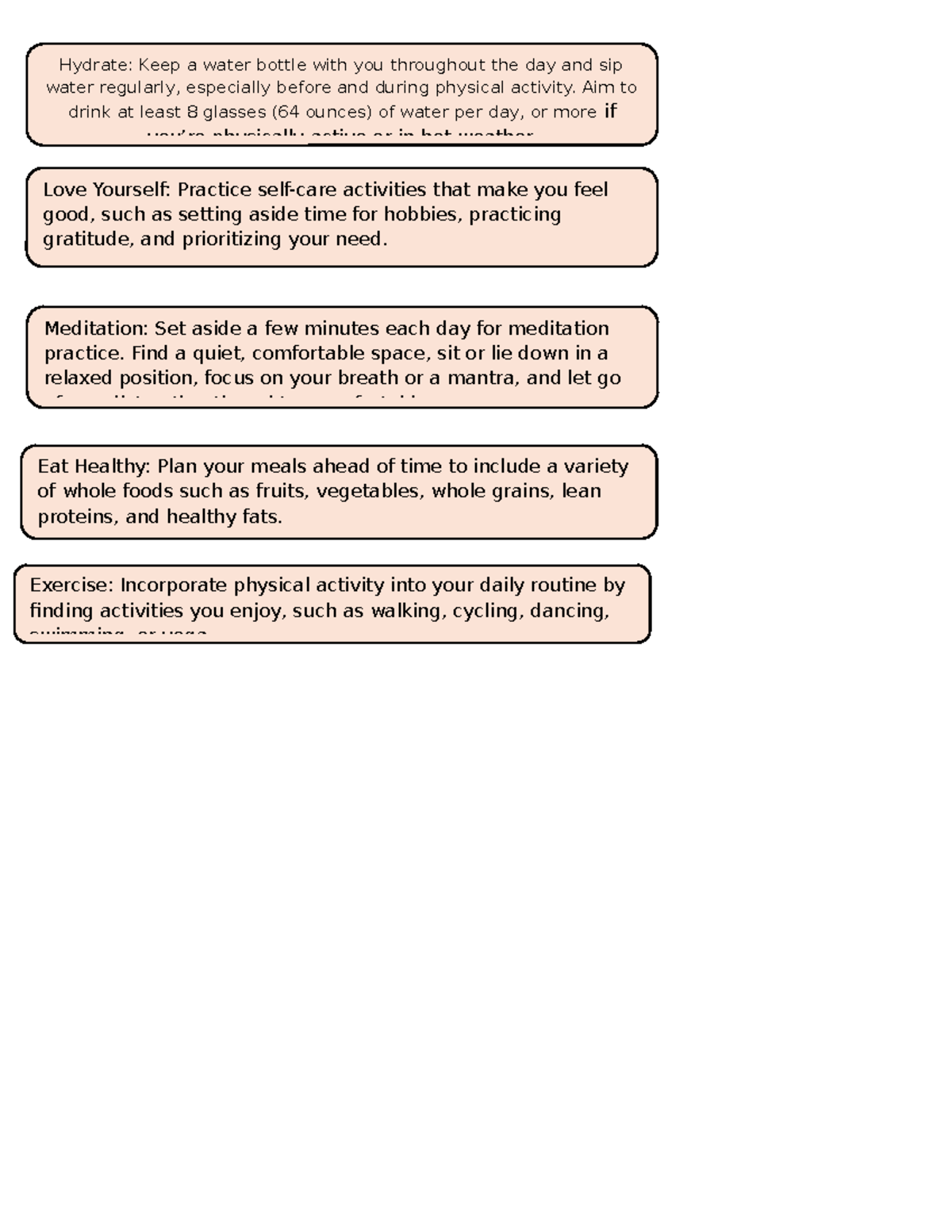 Infographics - Hydrate: Keep a water bottle with you throughout the day ...