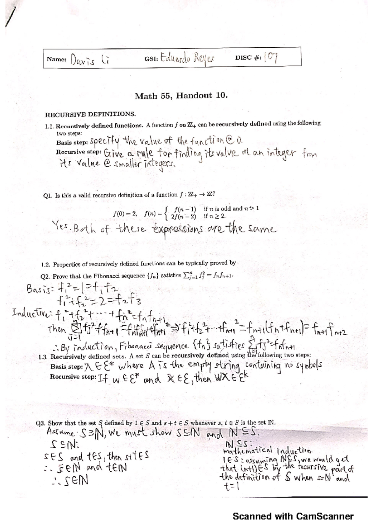 how long does math 55 homework take