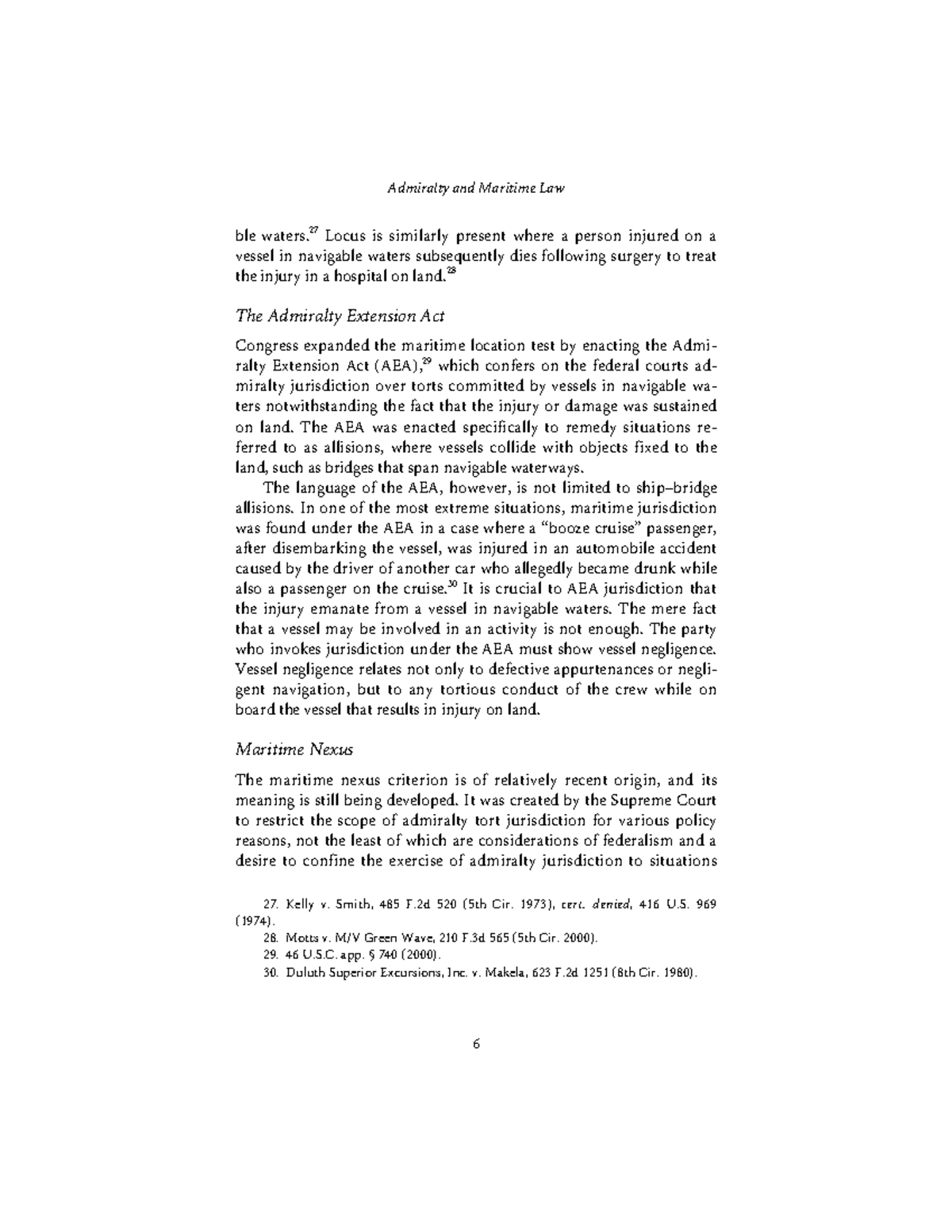 Maritime law6 Admiralty and Maritime Law 6 ble waters. 27 Locus is