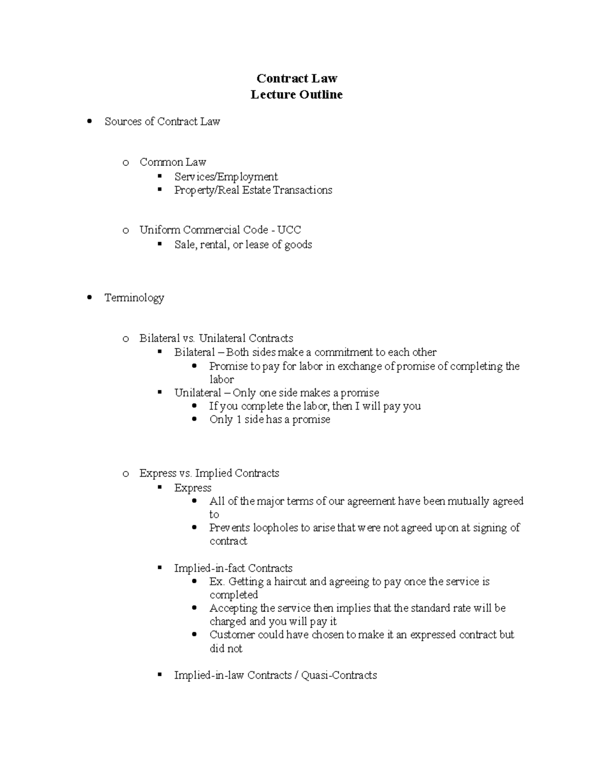 contract-law-lecture-outline-contract-law-lecture-outline-sources-of