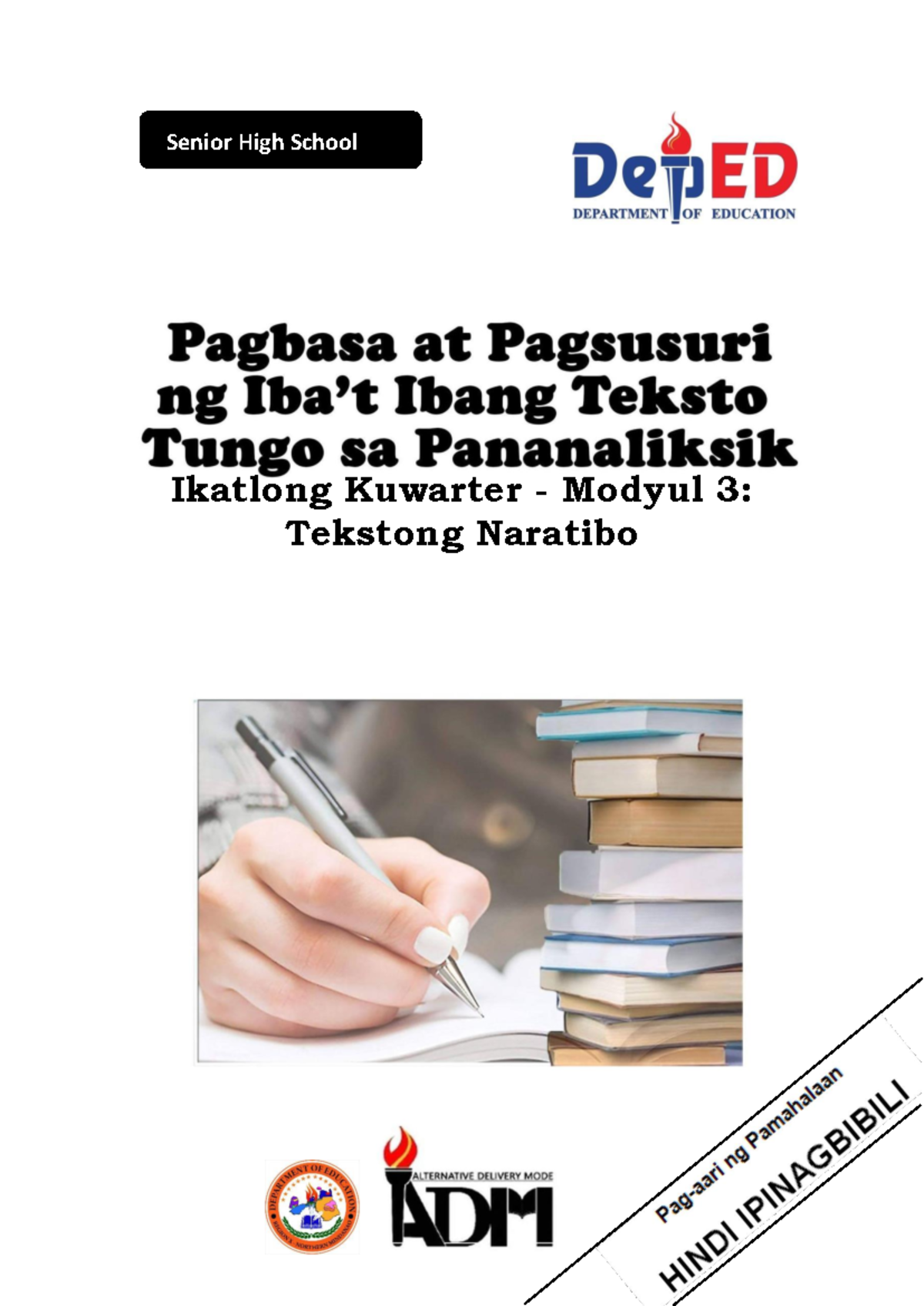 Pagbasa Q3 M3 V5-1 - Module For Pagbabasa At Pananaliksik - Ikatlong ...