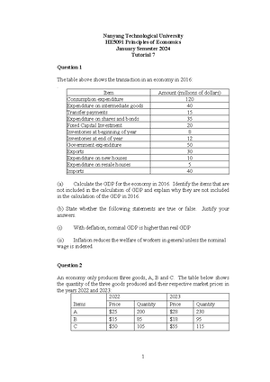 Lecture 12 HE5091 - Summary Principles Of Economics - Exchange Rate ...
