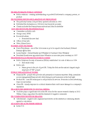 Notes - Rebecca Pendergrass's Mass Media and Society - Notes Chapter 1 ...