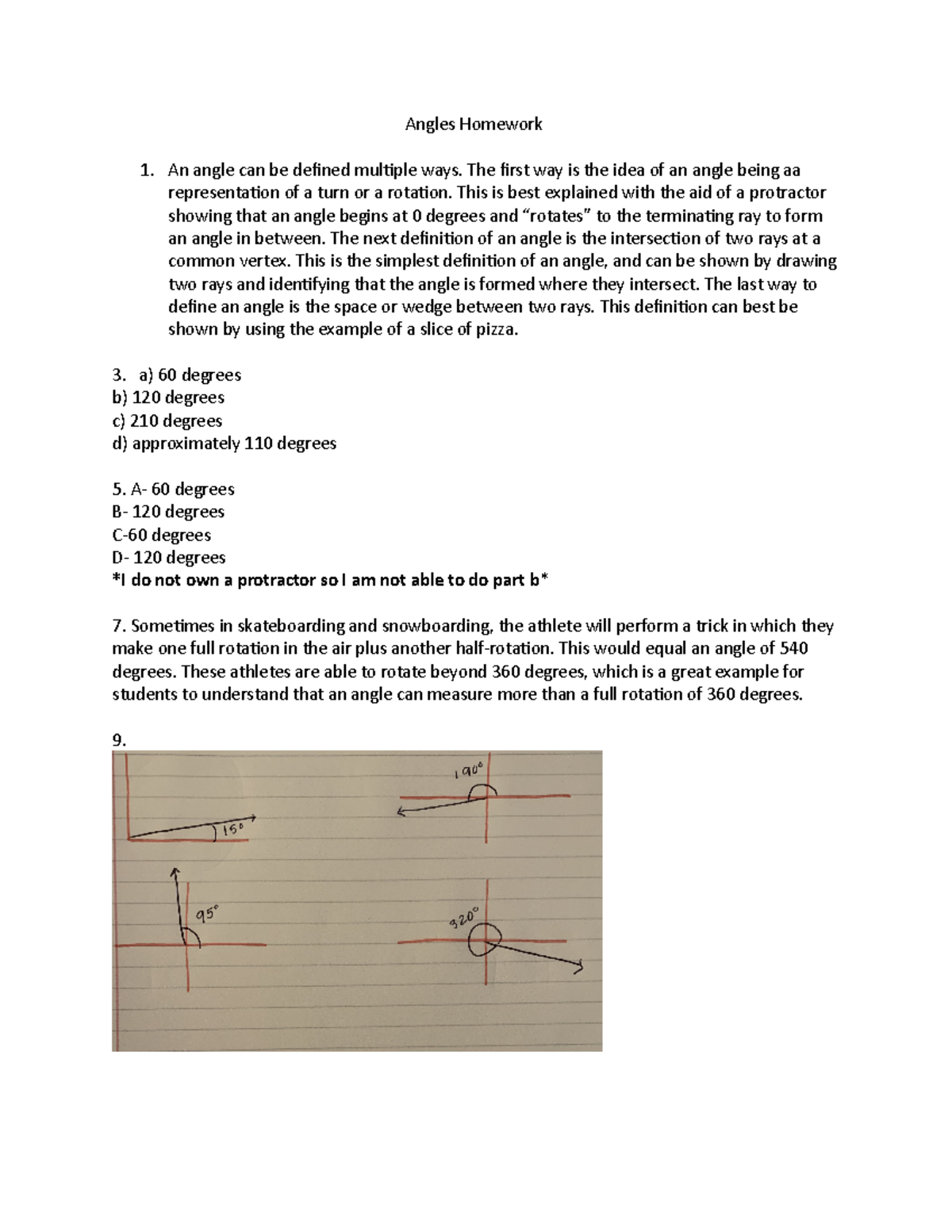 my homework lesson 1 hands on angles